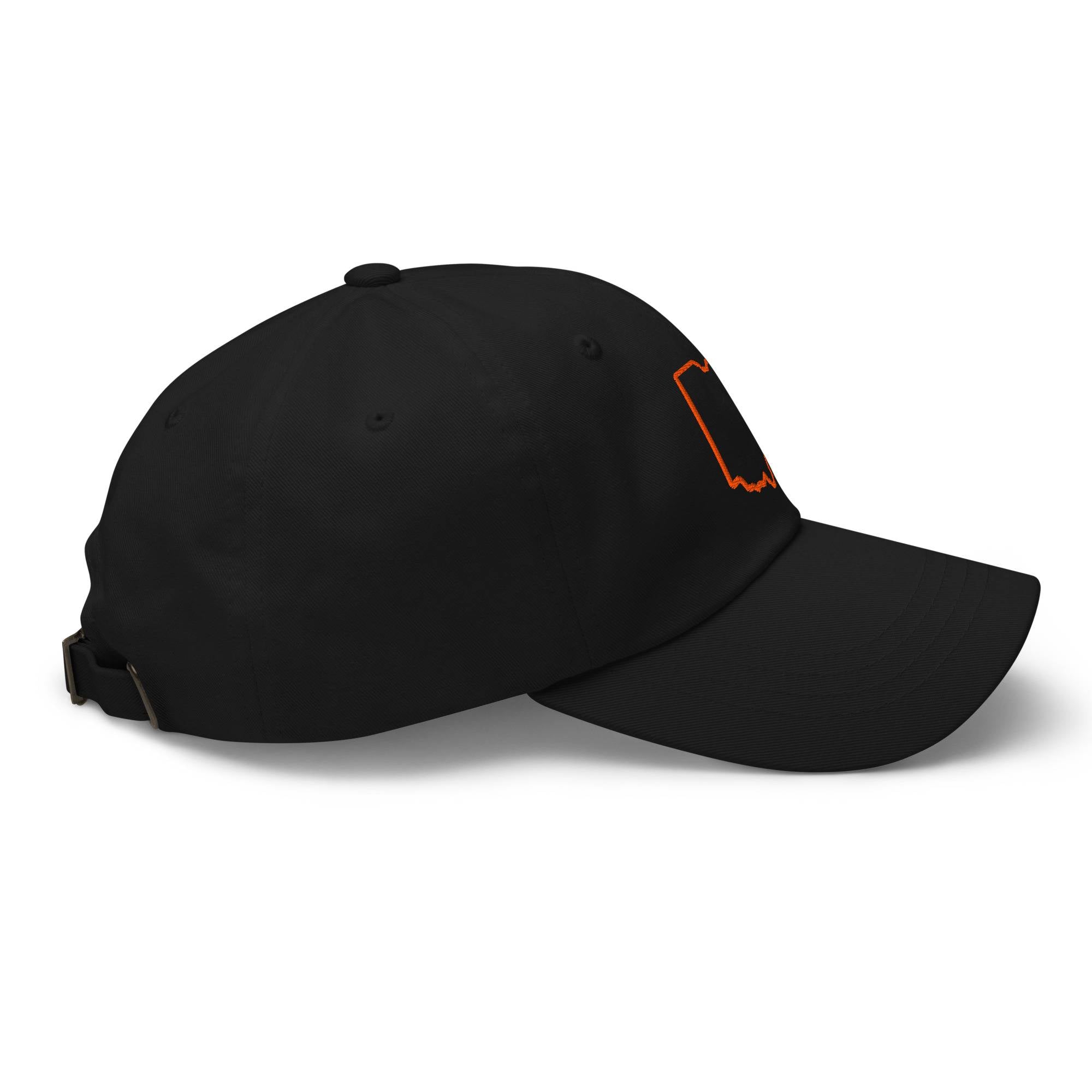 Orange Ohio Outline Dad Hat