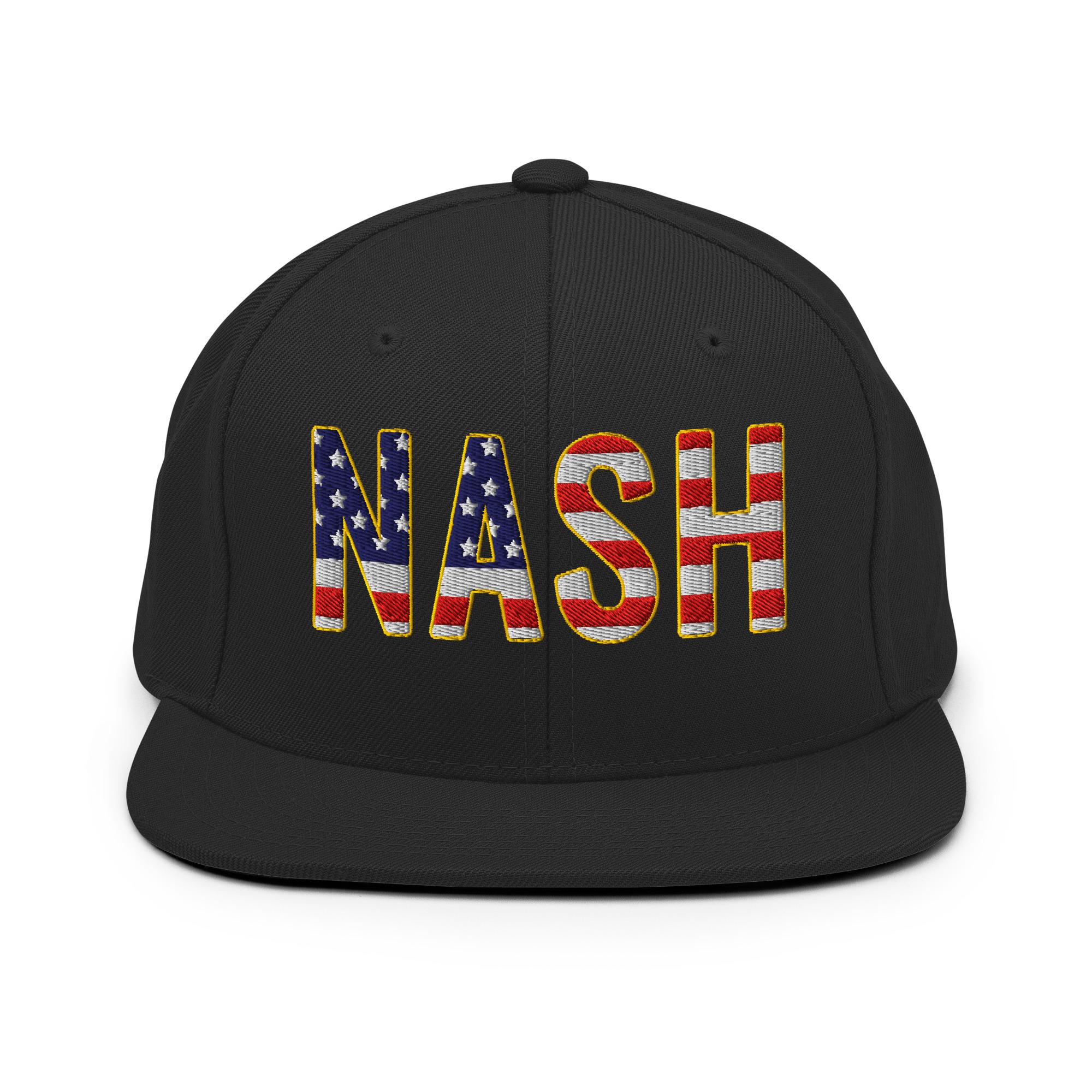 Nash American Flag Snapback Hat
