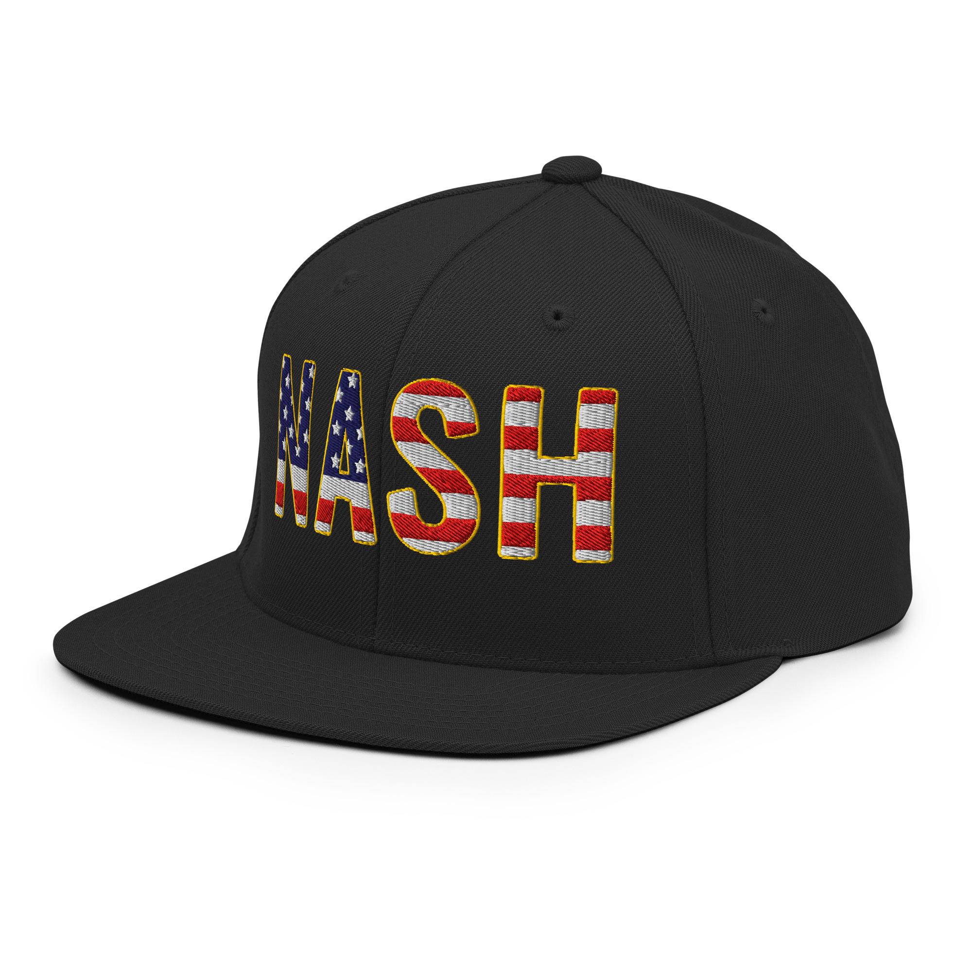 Nash American Flag Snapback Hat