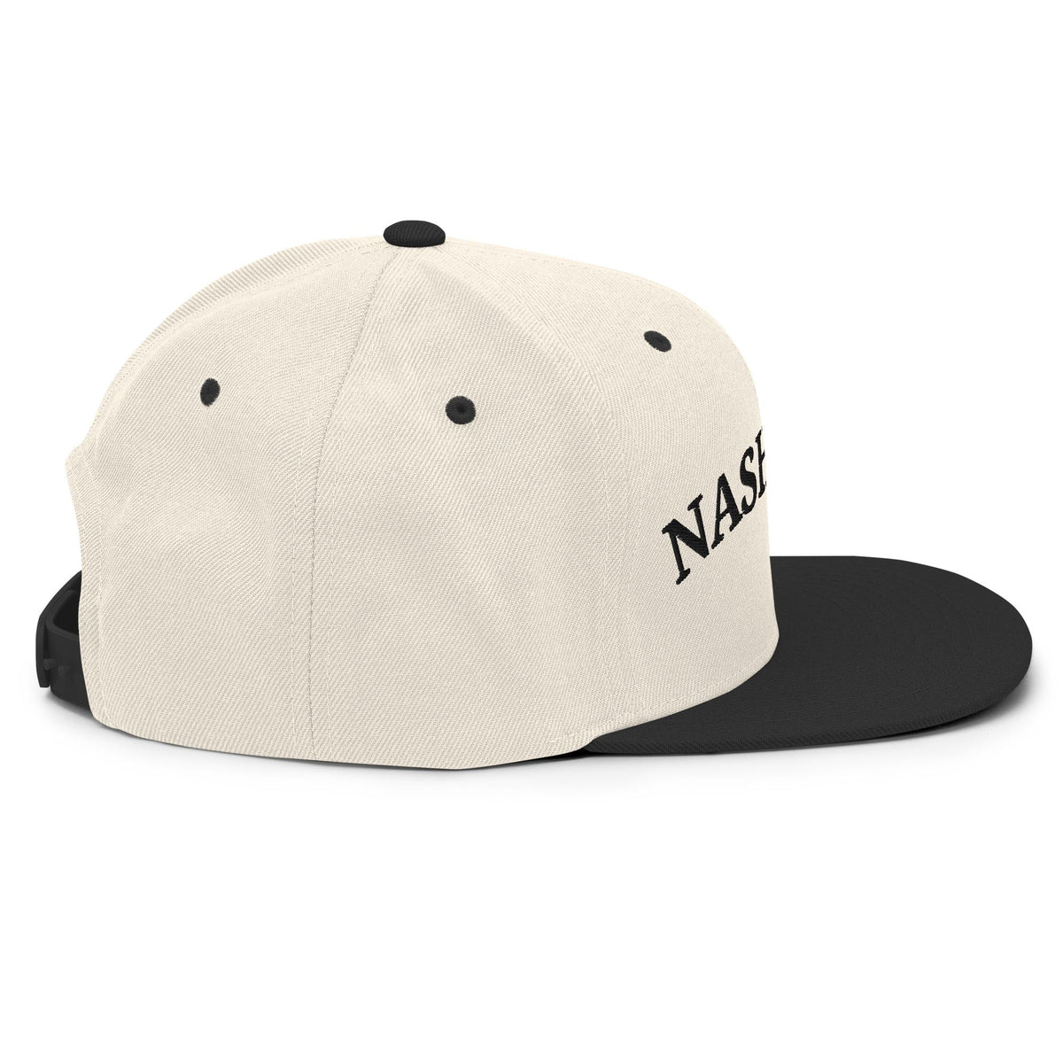 Nashville Natural/Black Snapback Hat