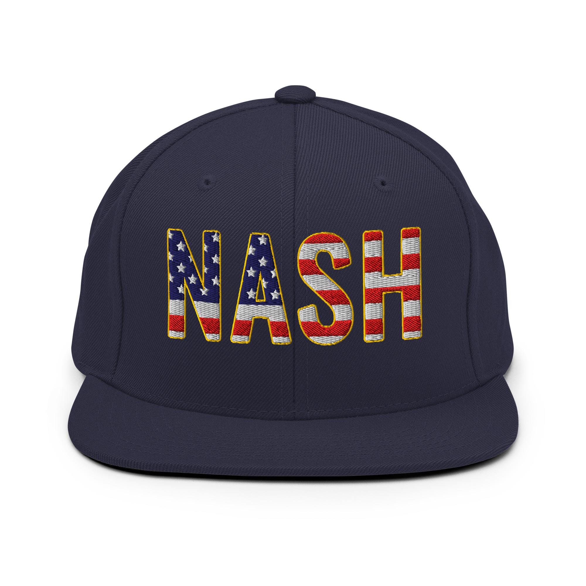 Nash American Flag Snapback Hat