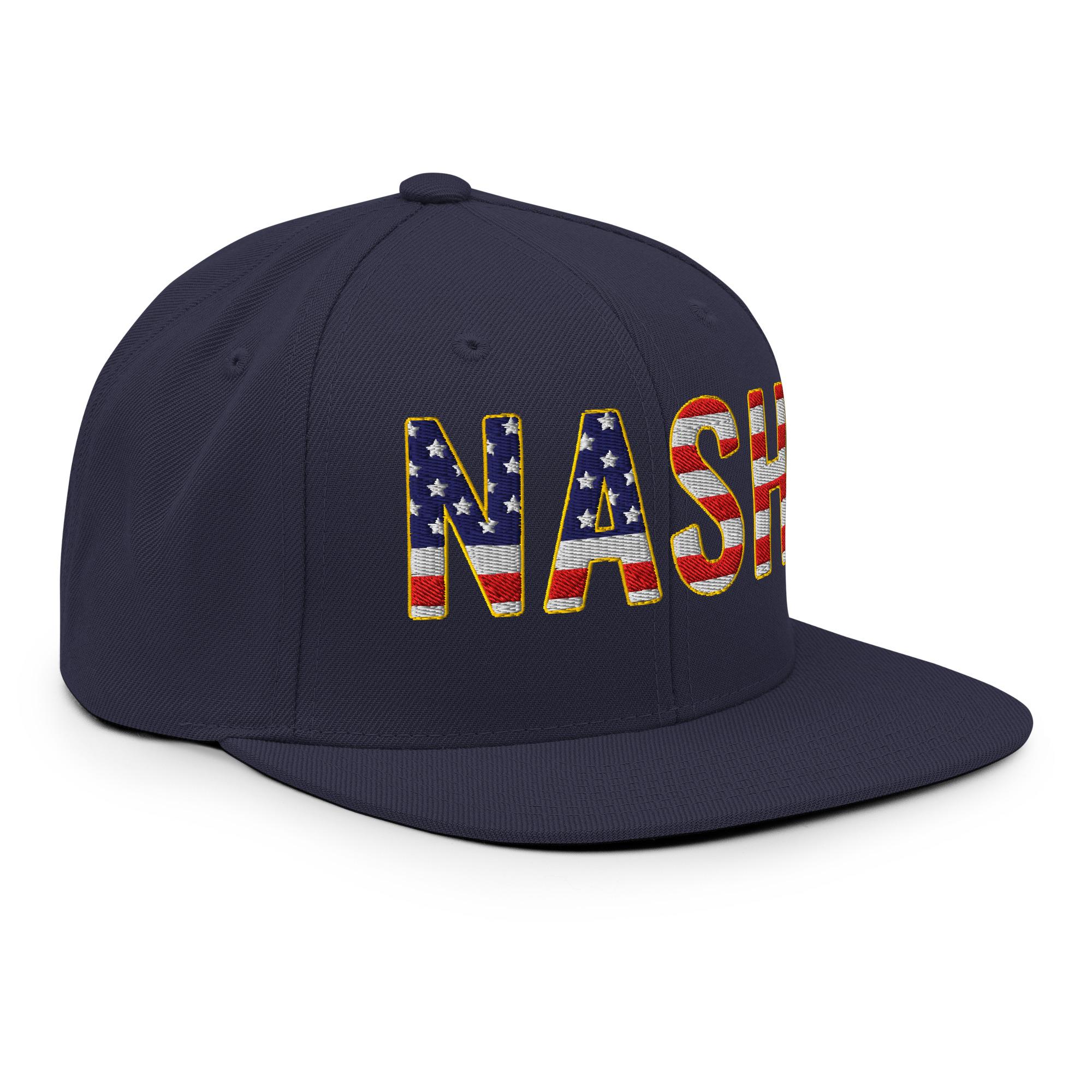 Nash American Flag Snapback Hat