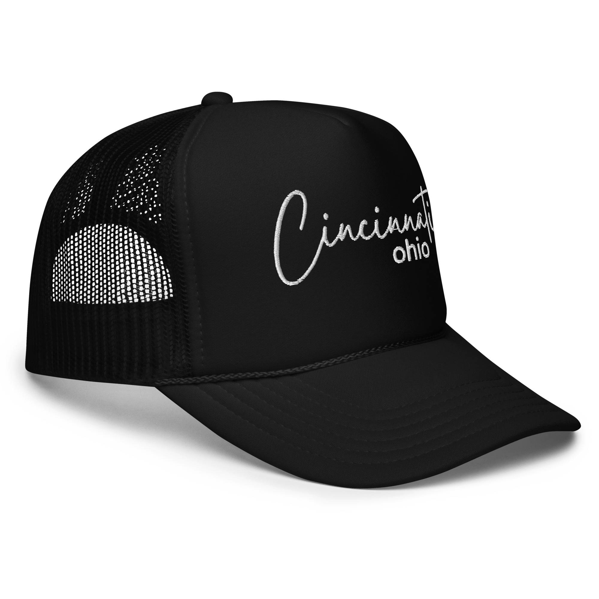 Cincinnati Script Foam Trucker Hat