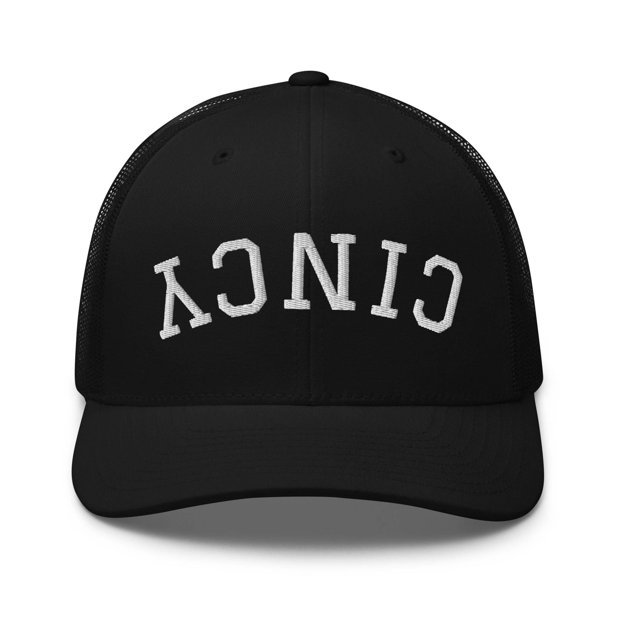 Upside Down Cincy Trucker Hat