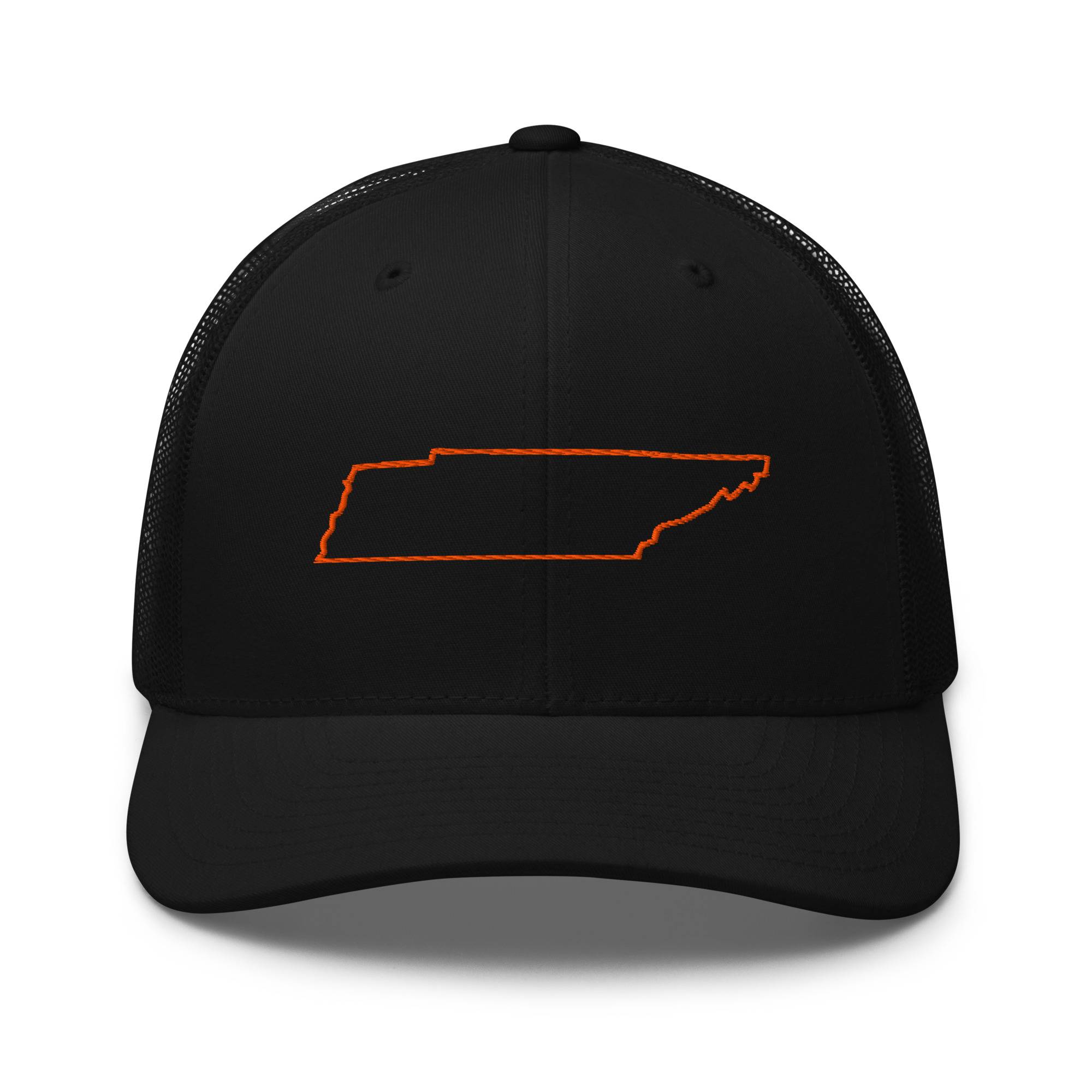 Orange Tennessee Outline Trucker Hat