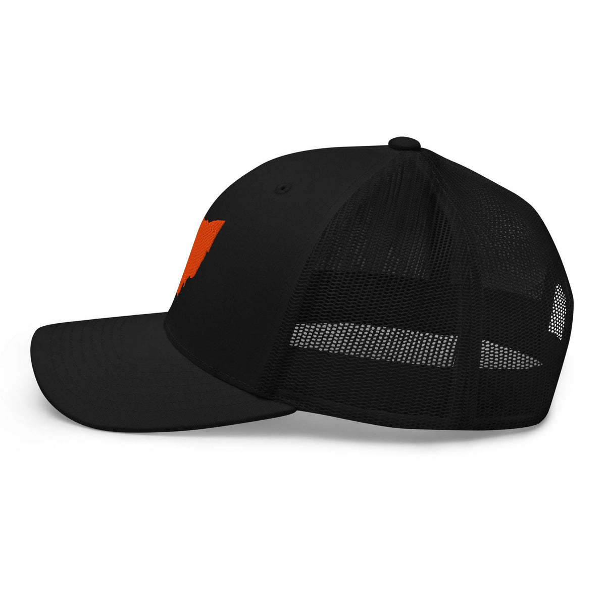 Orange Ohio Trucker Hat