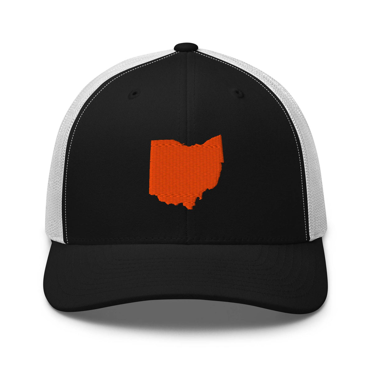 Orange Ohio Trucker Hat