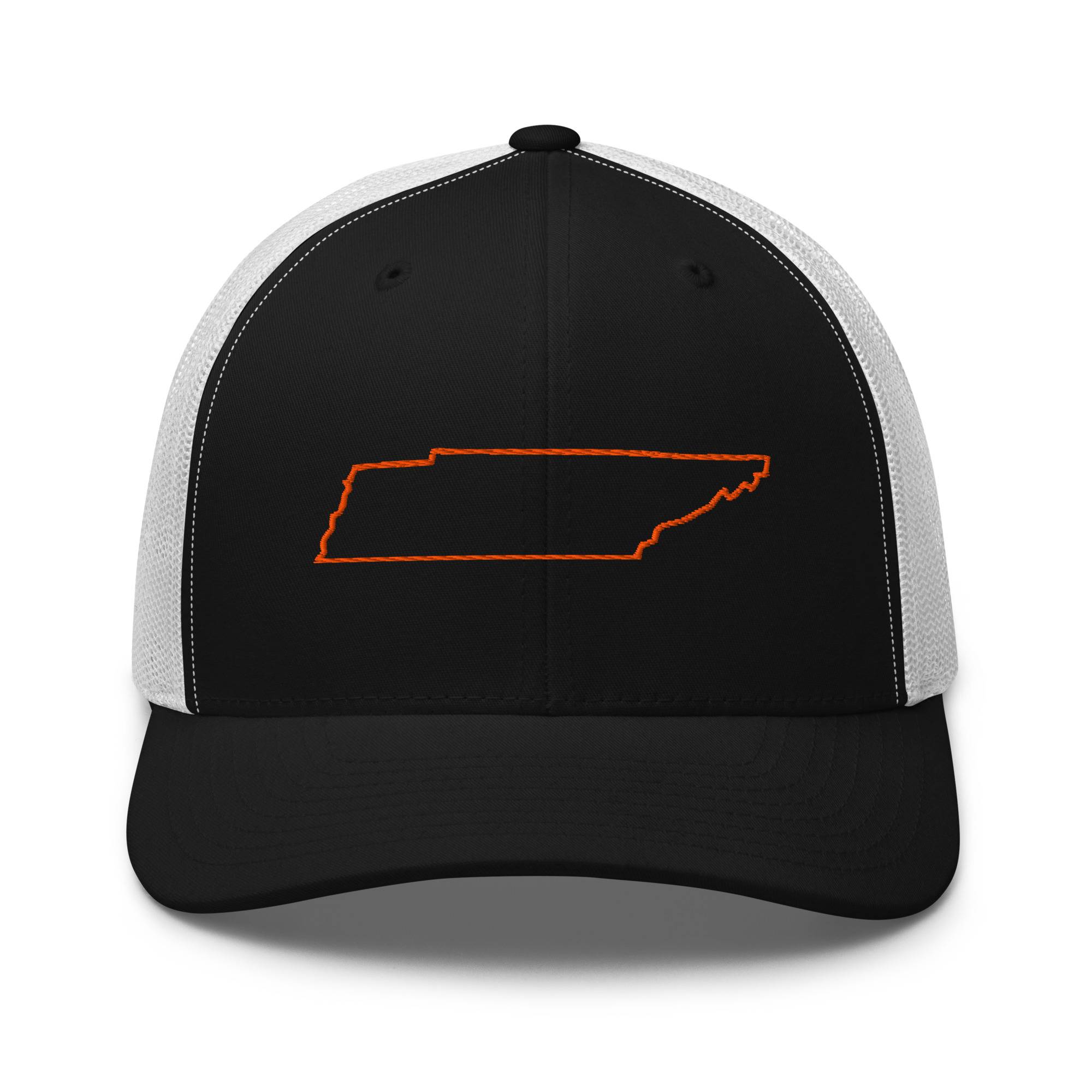 Orange Tennessee Outline Trucker Hat