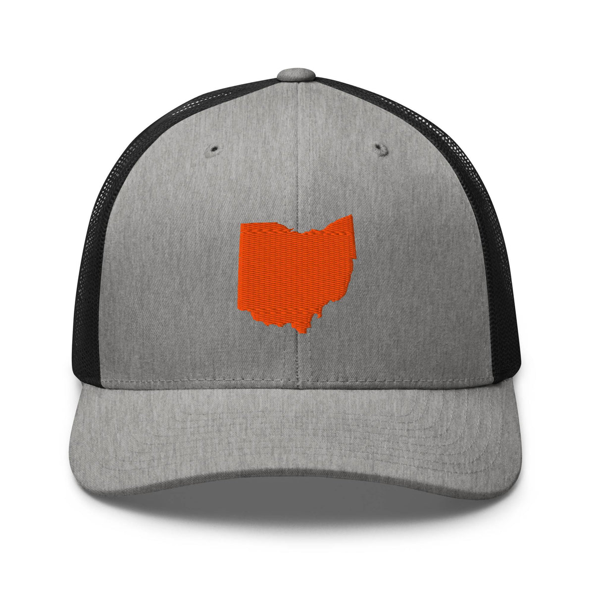 Orange Ohio Trucker Hat