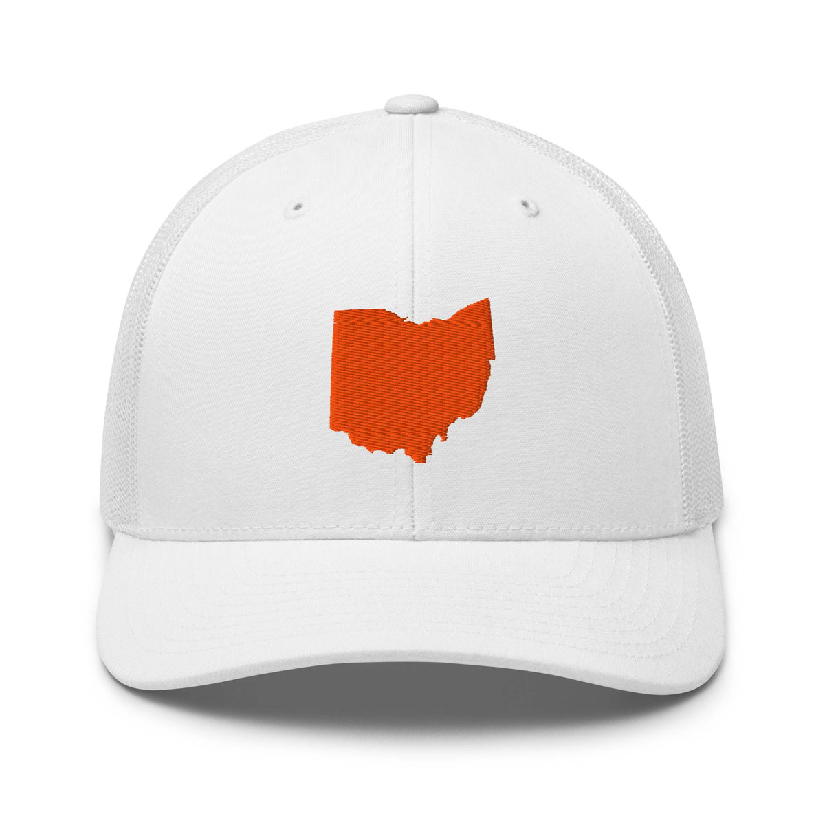 Orange Ohio Trucker Hat