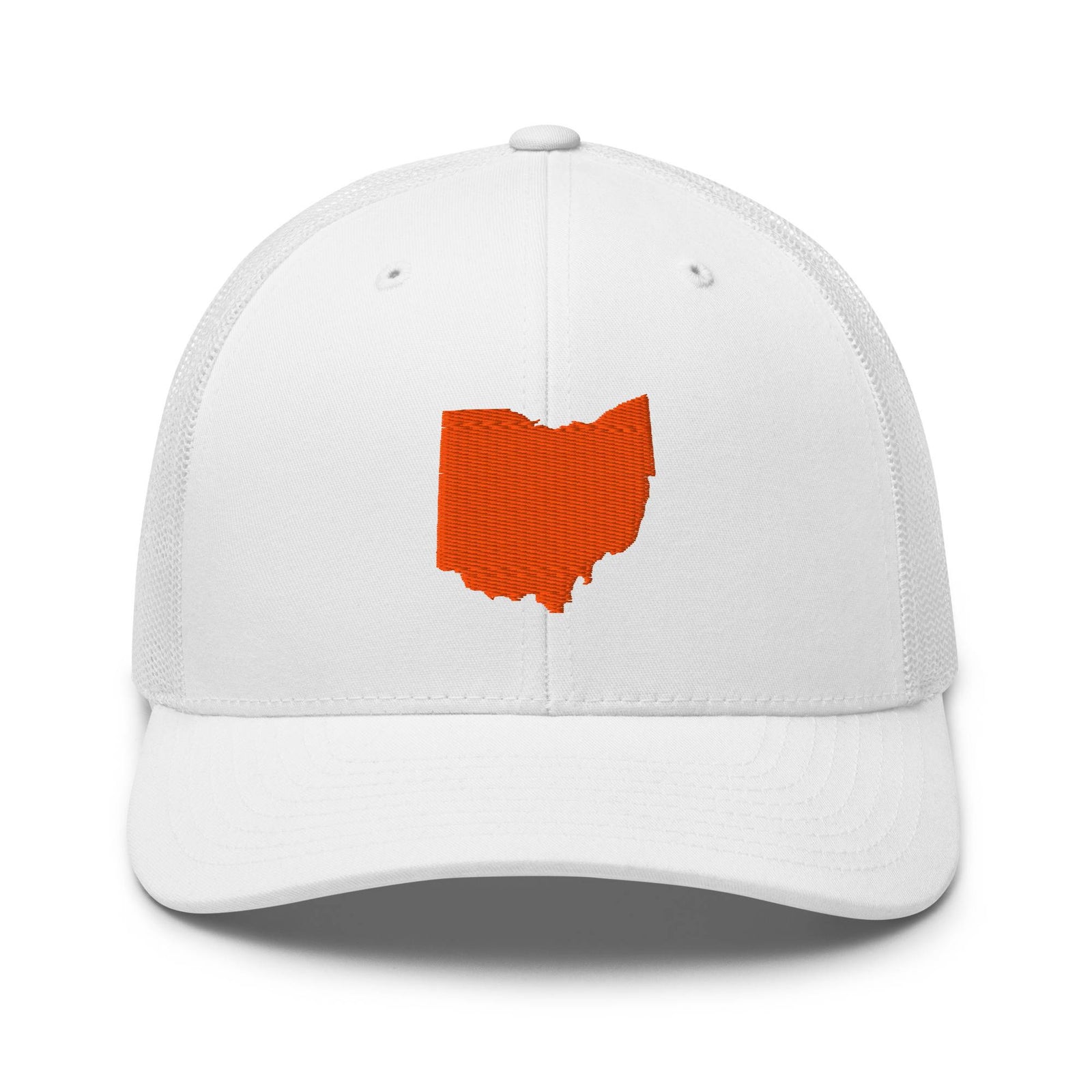 Orange Ohio Trucker Hat