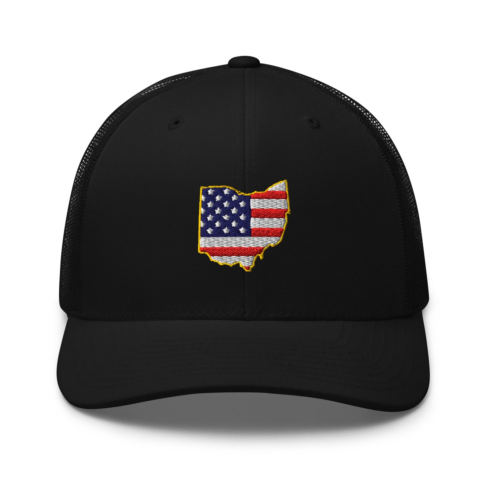 Ohio American Flag Trucker Hat