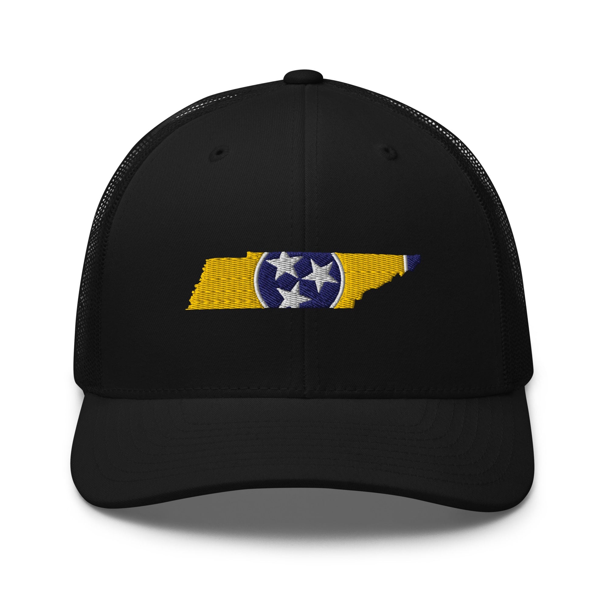 Tennessee Flag Gold & Navy Trucker Hat