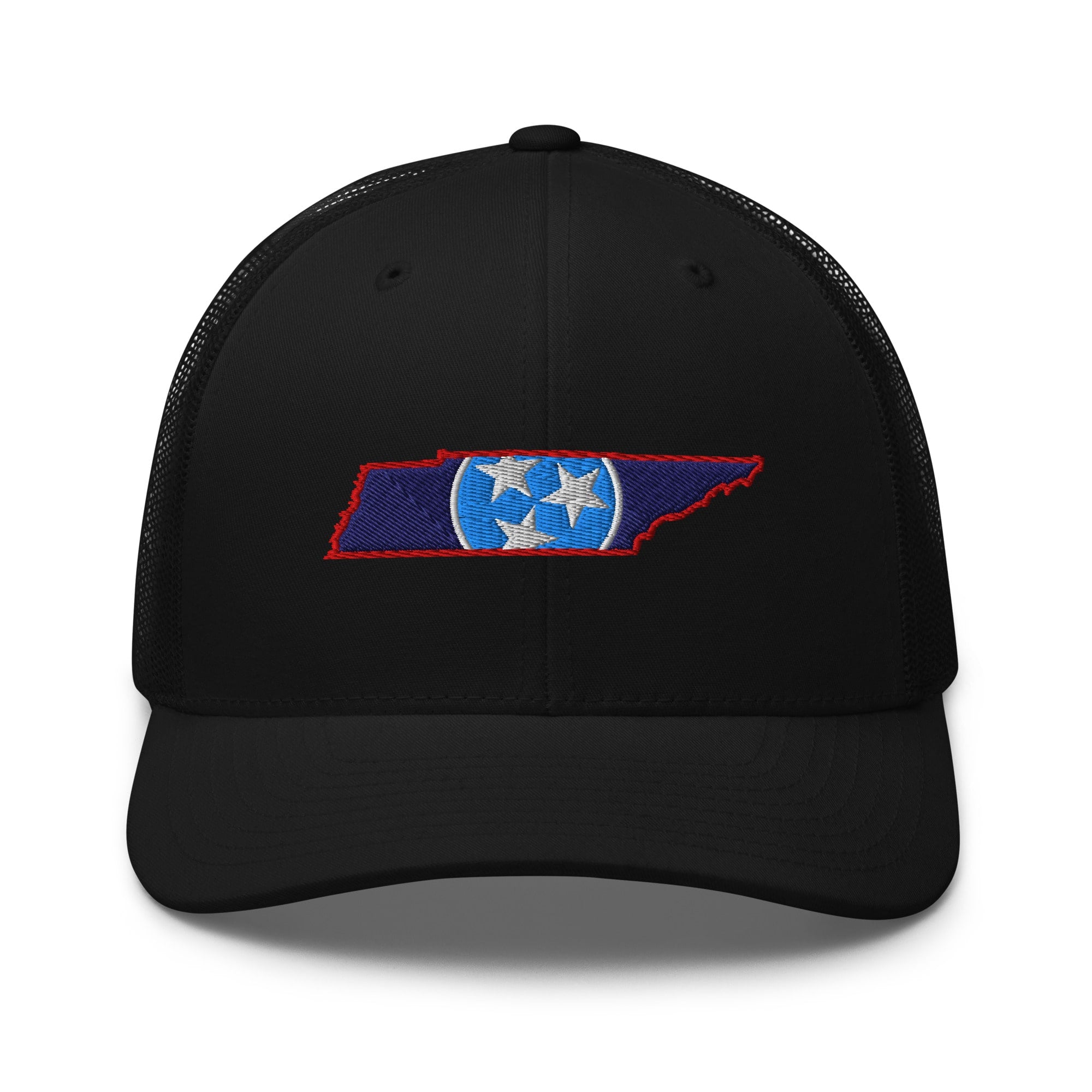 Tennessee Flag Navy & Teal Trucker Hat