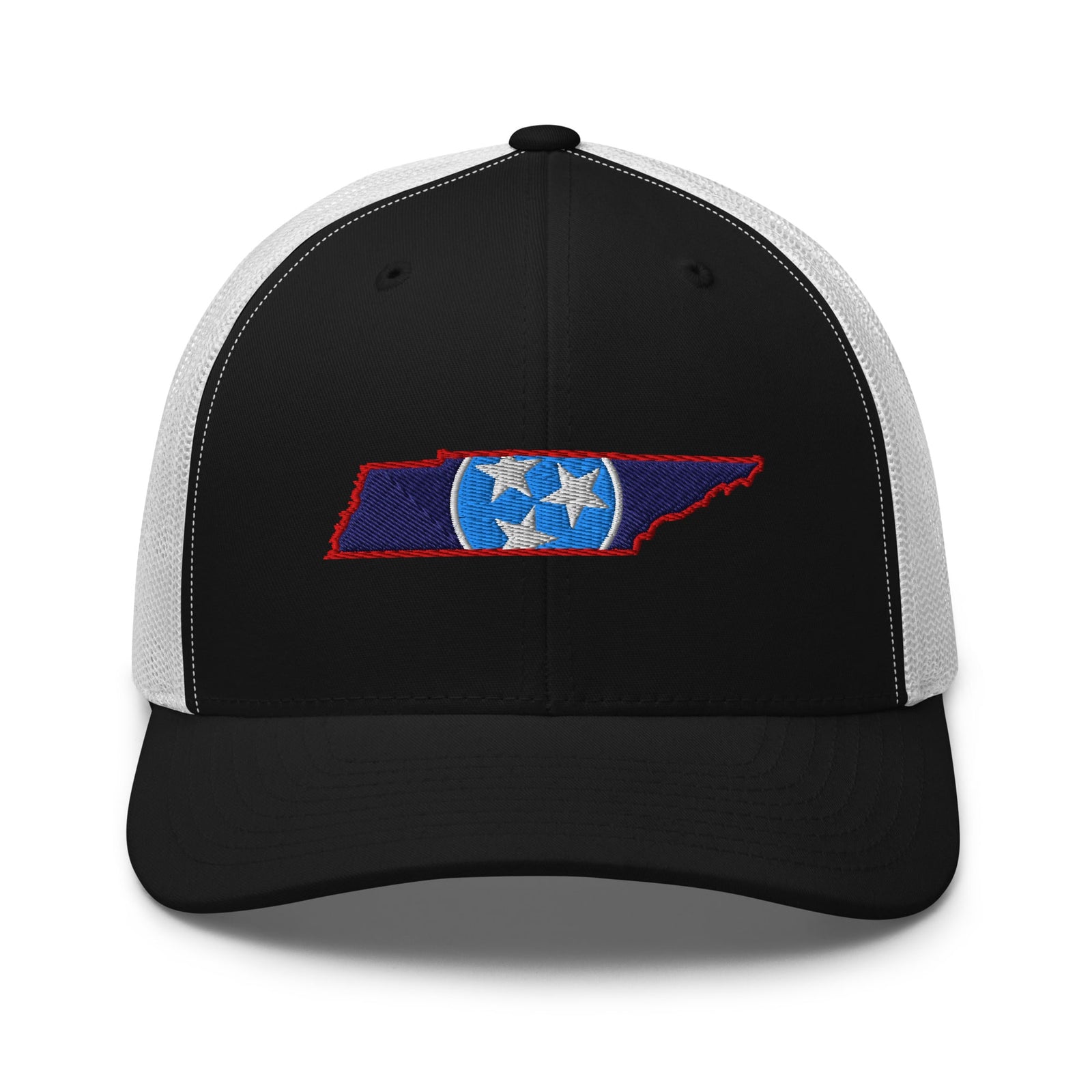Tennessee Flag Navy & Teal Trucker Hat