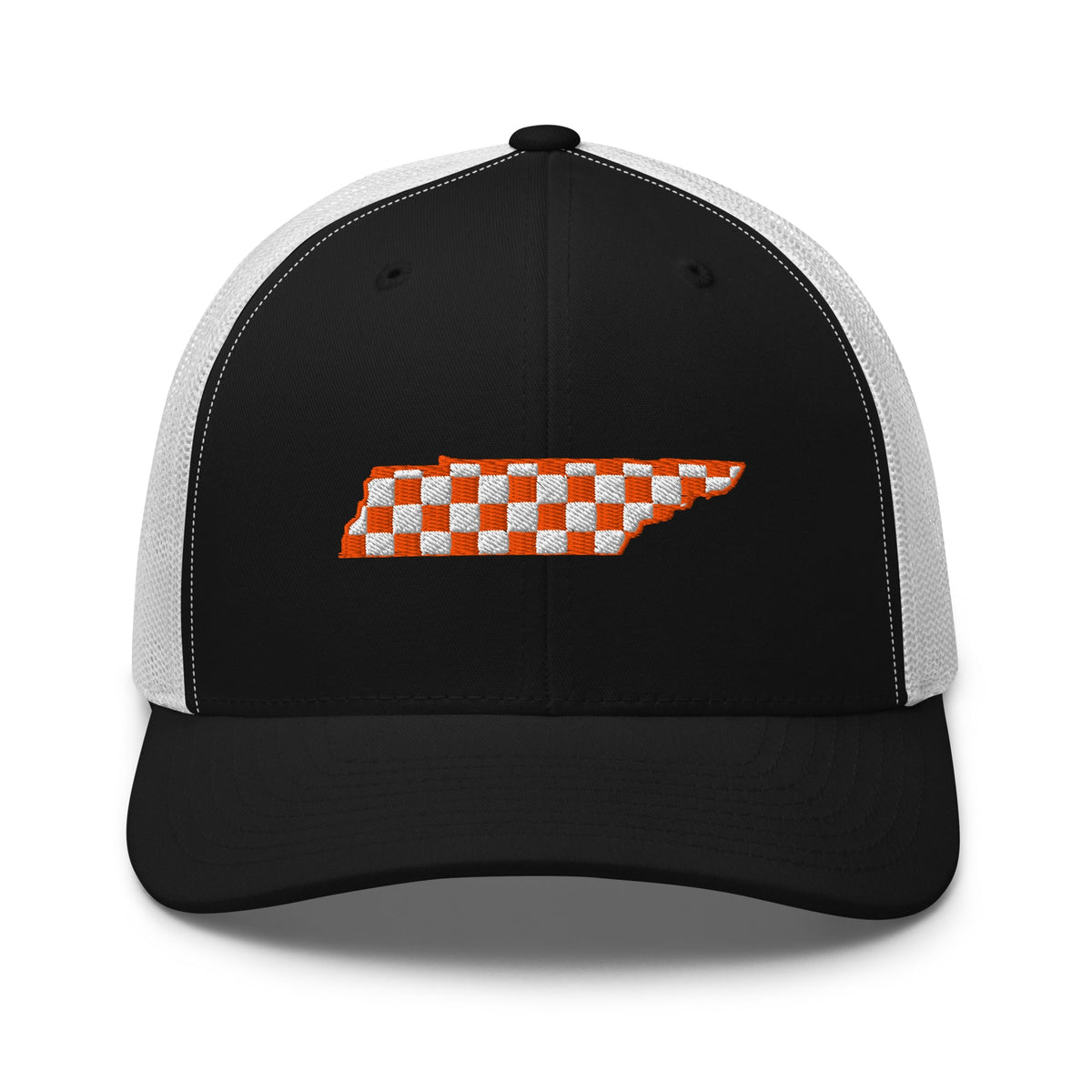 Tennessee Orange Checkerboard Trucker Hat