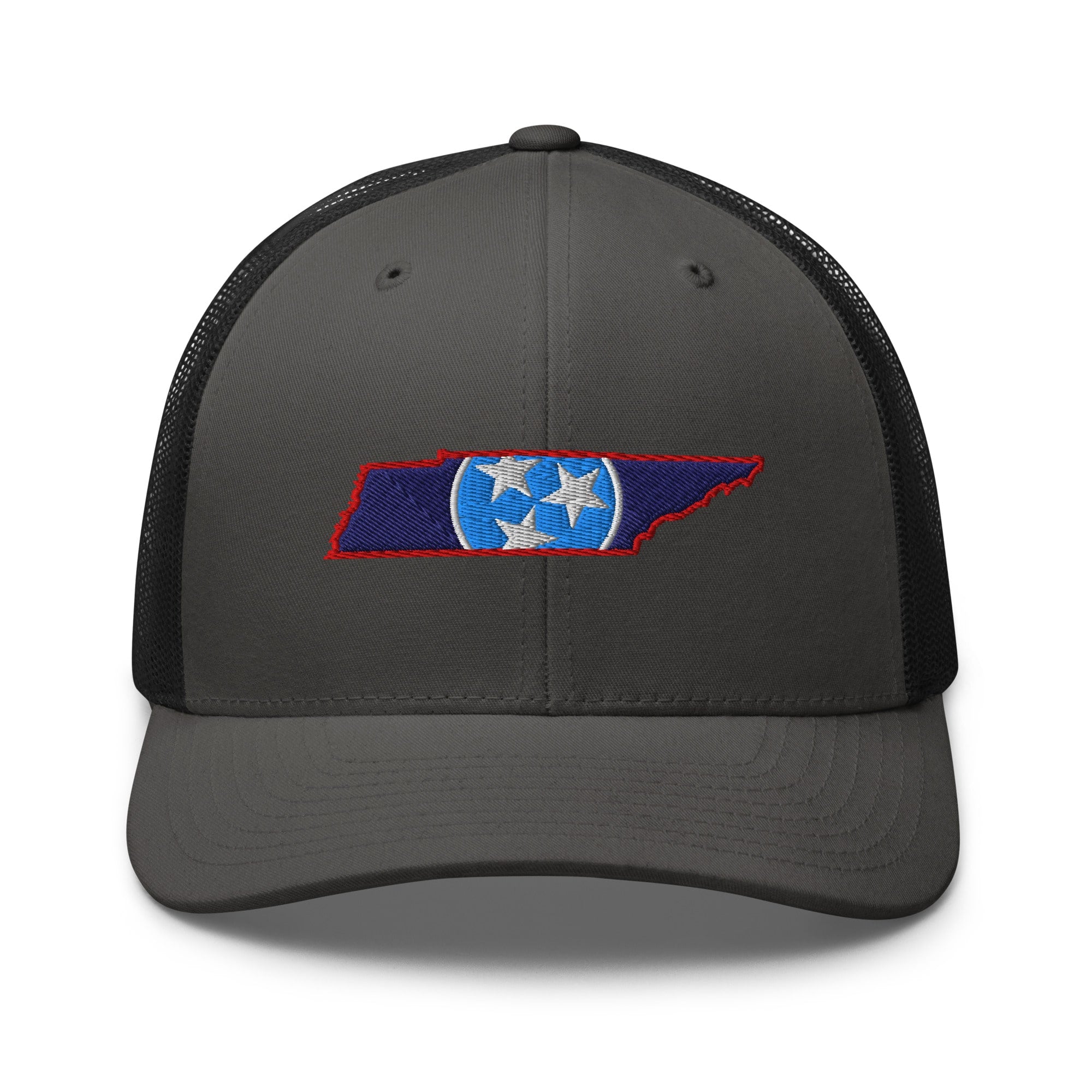 Tennessee Flag Navy & Teal Trucker Hat