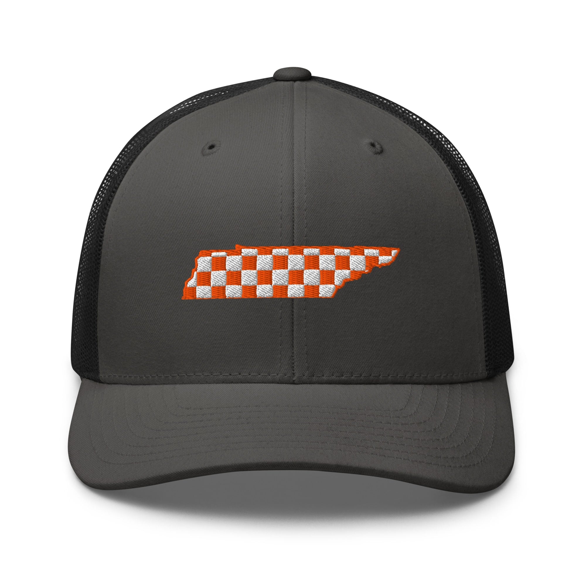 Tennessee Orange Checkerboard Trucker Hat