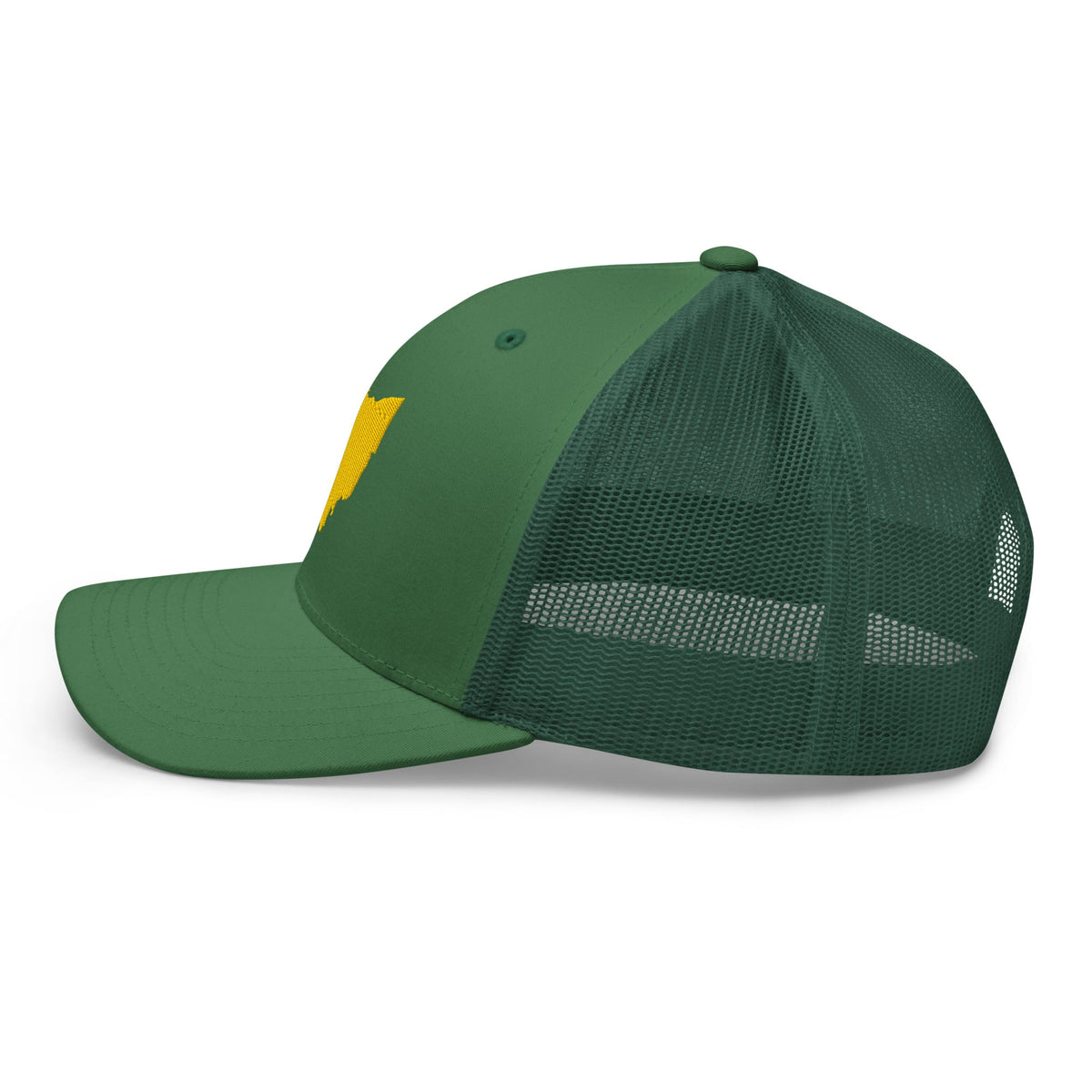 Yellow Ohio Trucker Hat (Green)