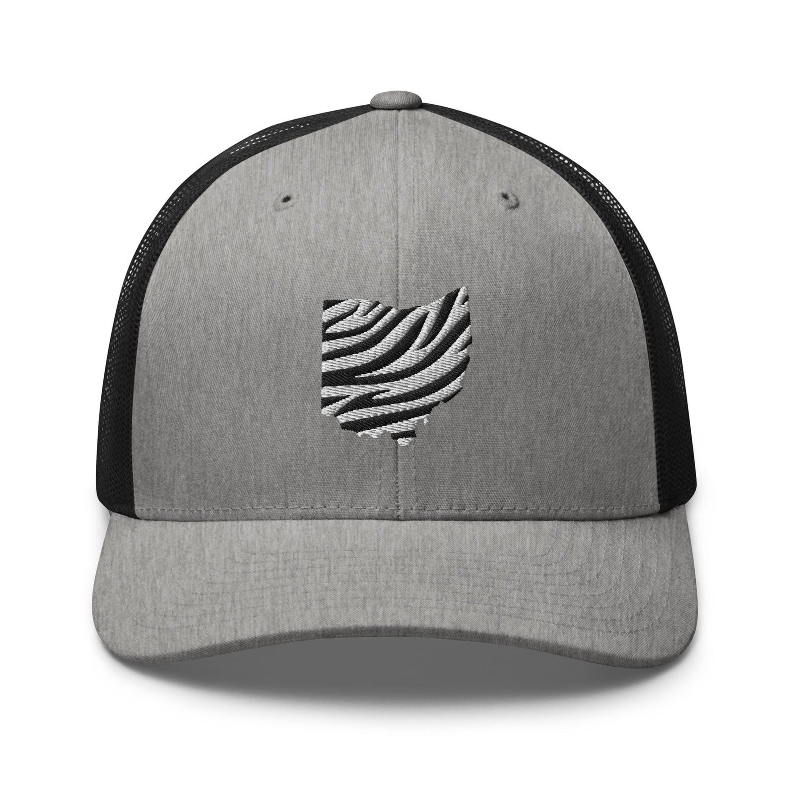 White Out Bengal Stripe Ohio Trucker Hat