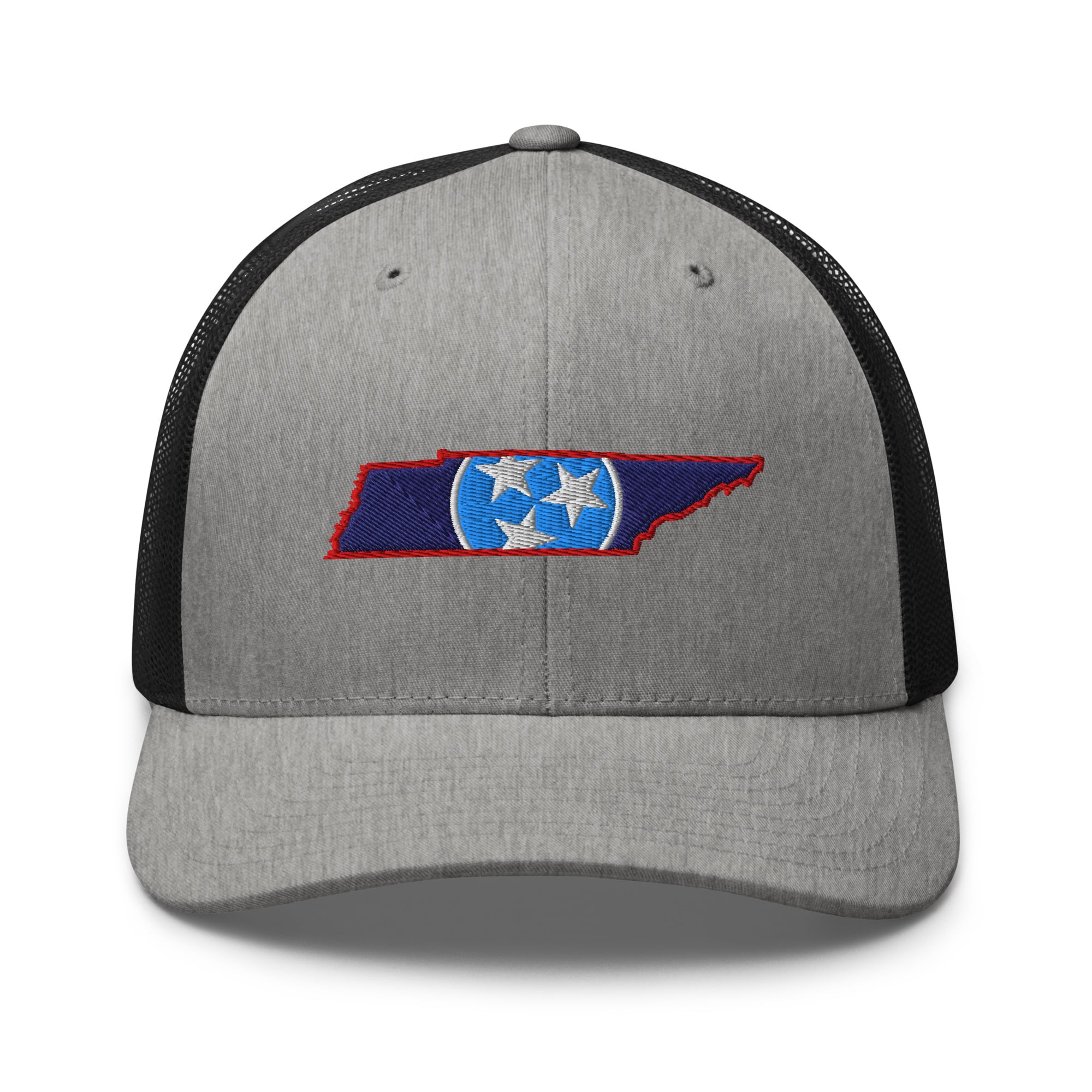 Tennessee Flag Navy & Teal Trucker Hat