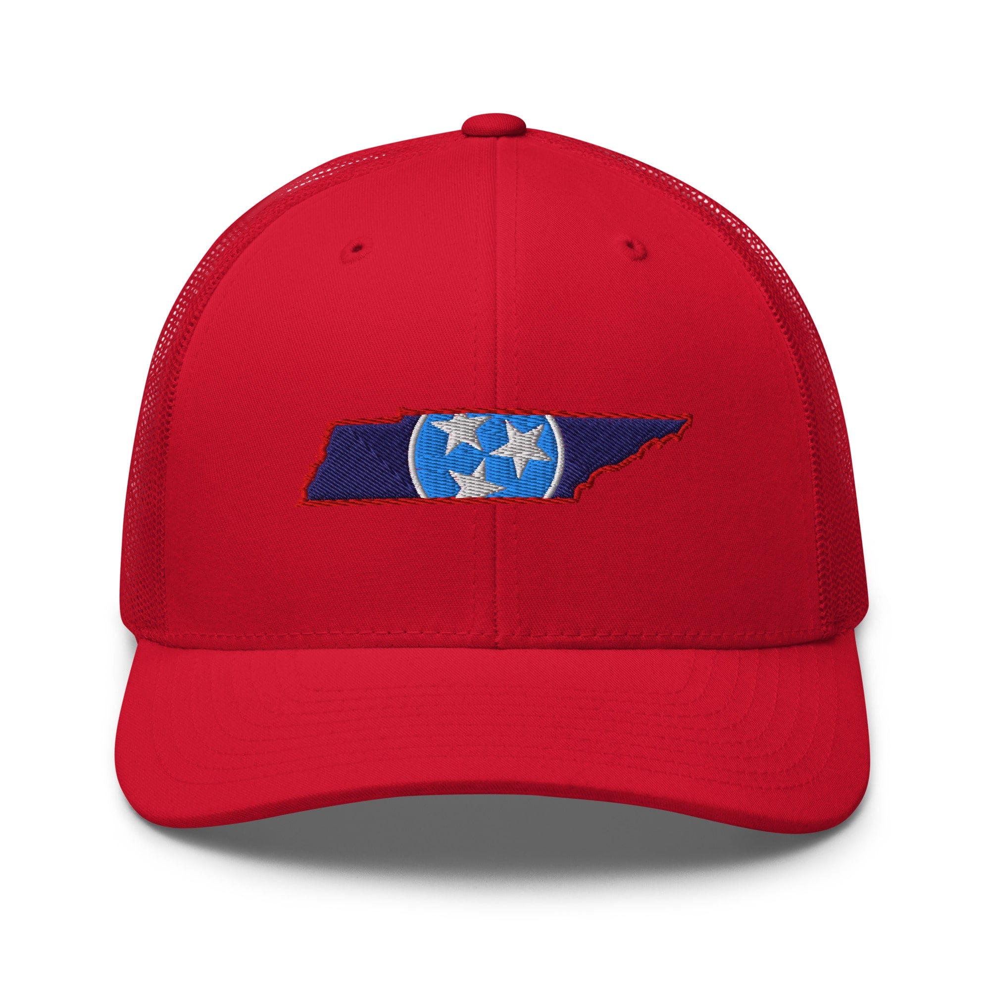 Tennessee Flag Navy & Teal Trucker Hat