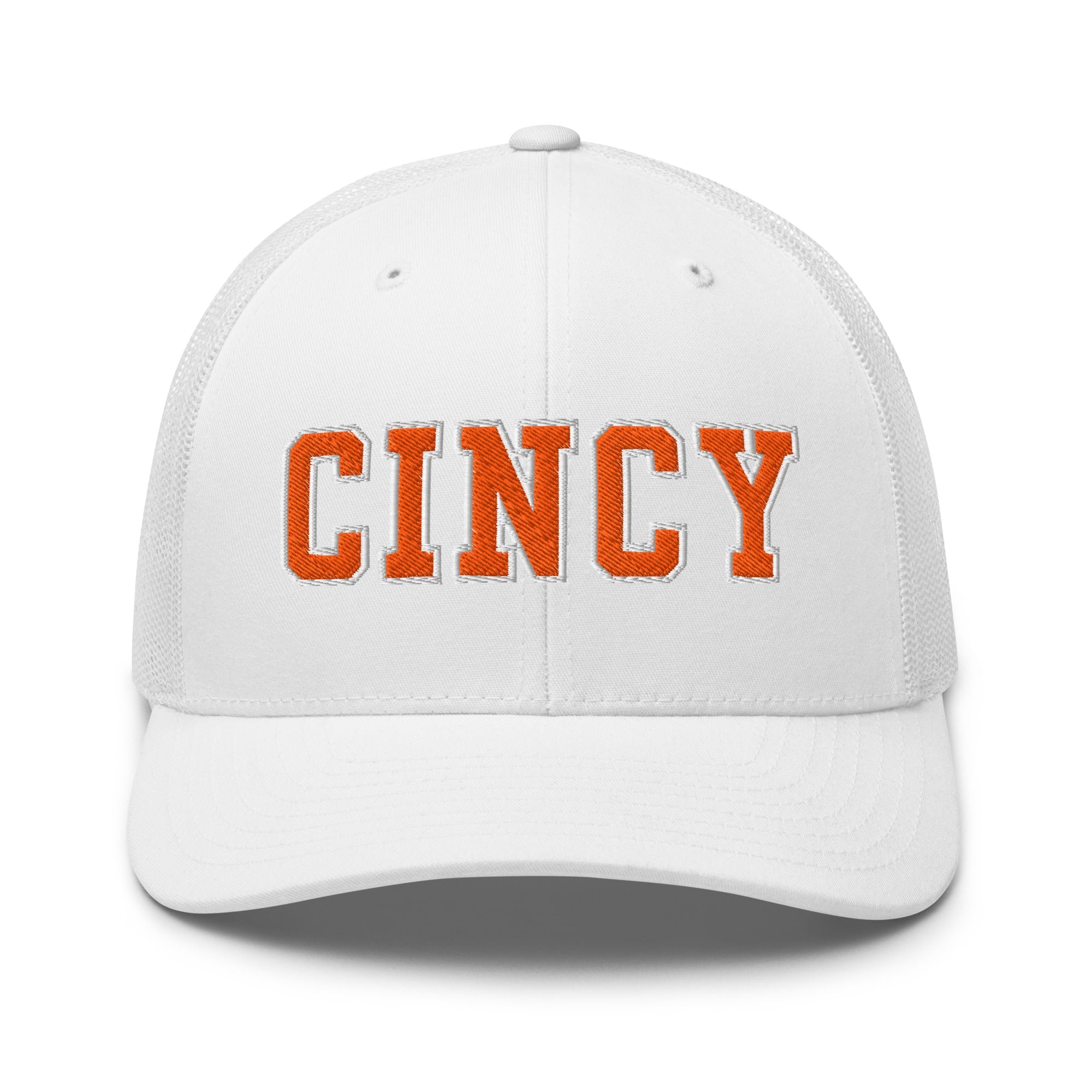 Orange Cincy Trucker Hat