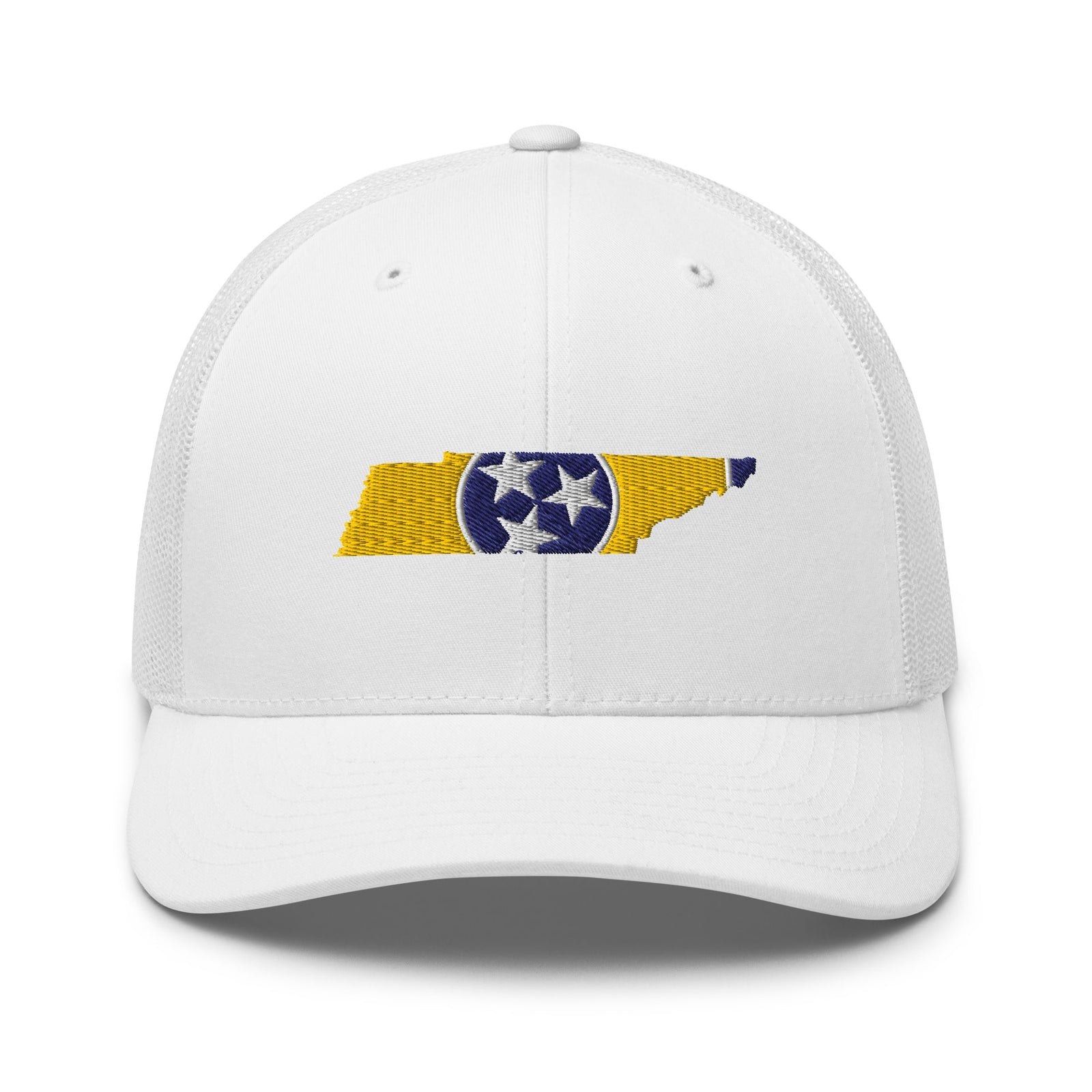 Tennessee Flag Gold & Navy Trucker Hat