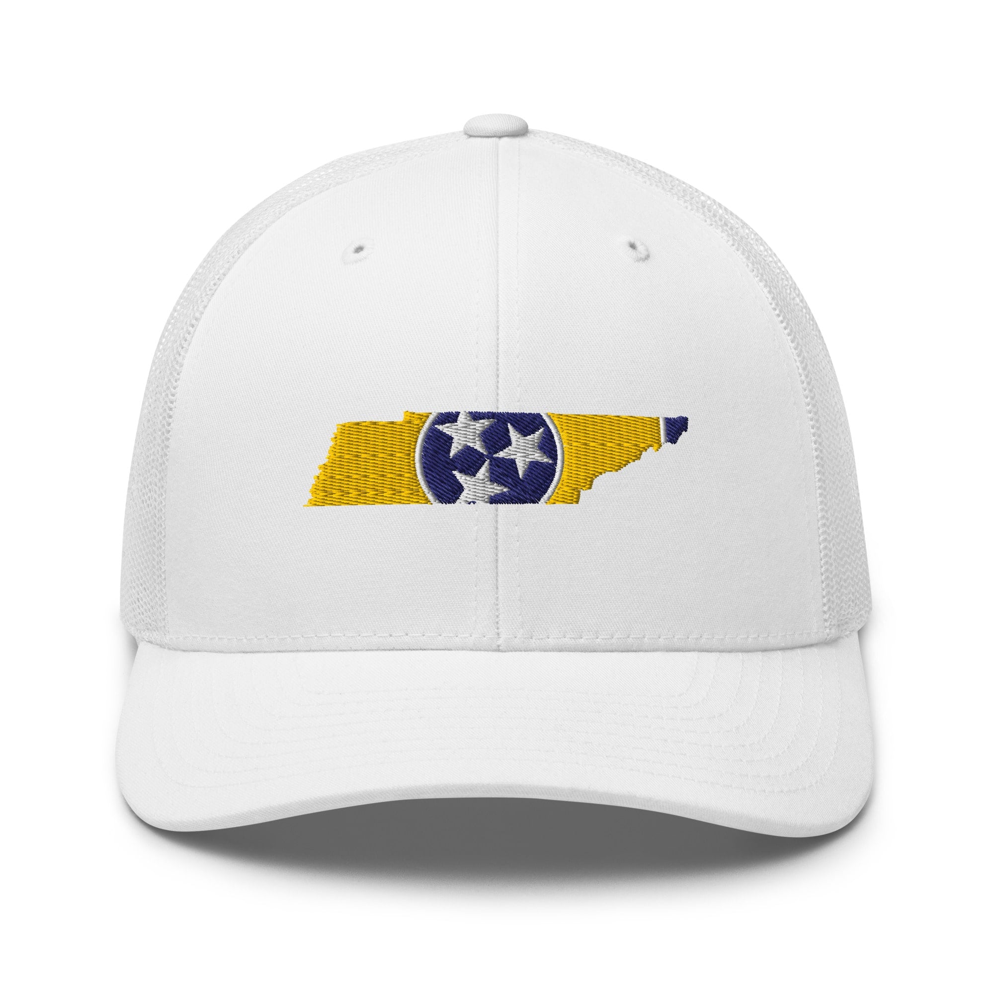 Tennessee Flag Gold & Navy Trucker Hat