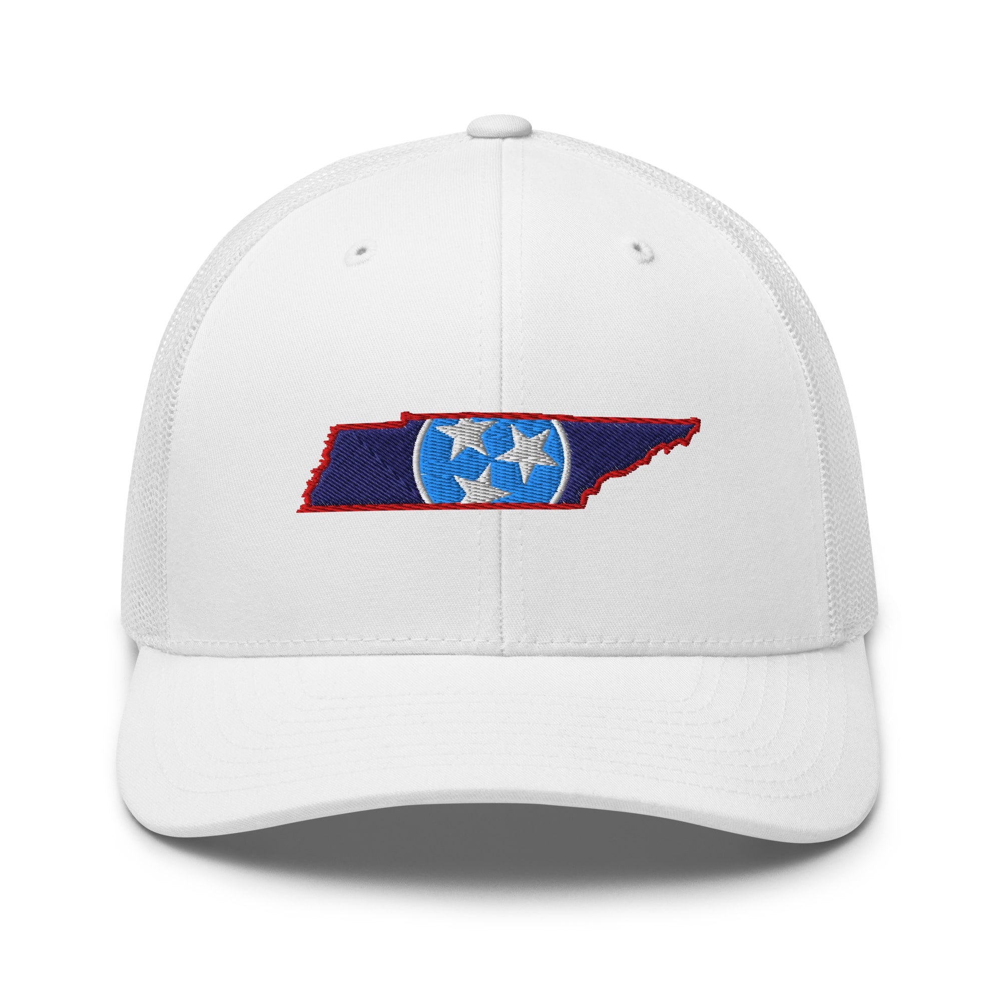 Tennessee Flag Navy & Teal Trucker Hat