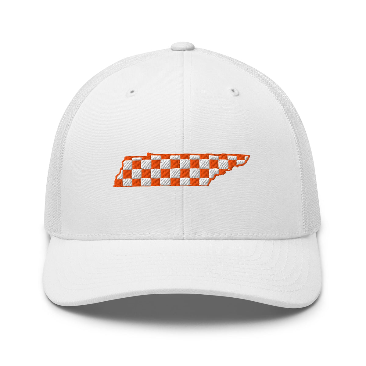 Tennessee Orange Checkerboard Trucker Hat