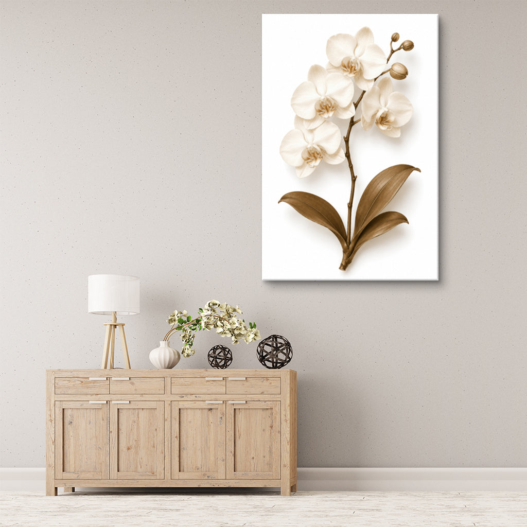 Dried Orchid Canvas Wall Art Print