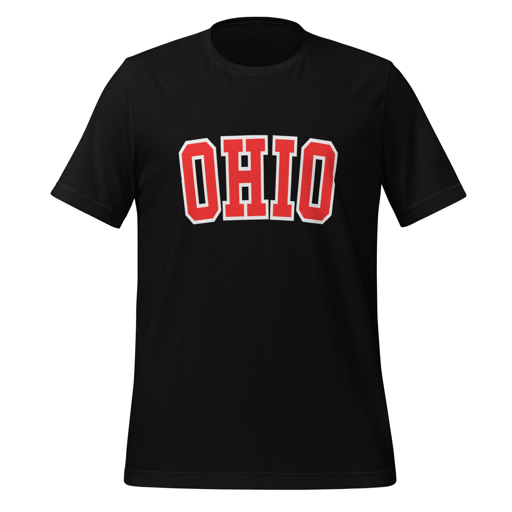 Collegiate Red Ohio T Shirt