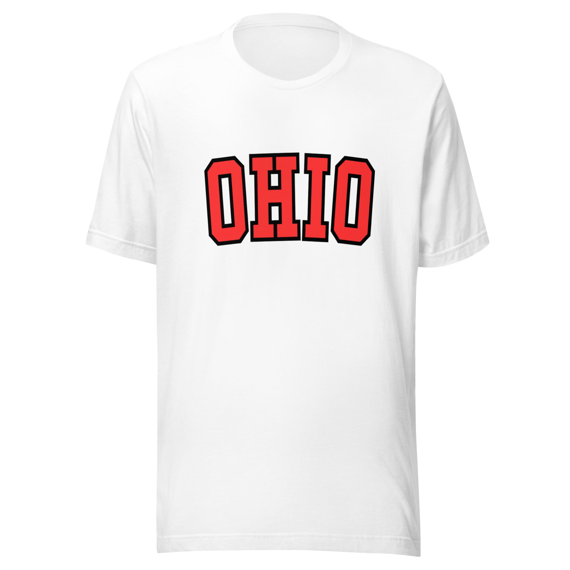 Collegiate Red Ohio T Shirt