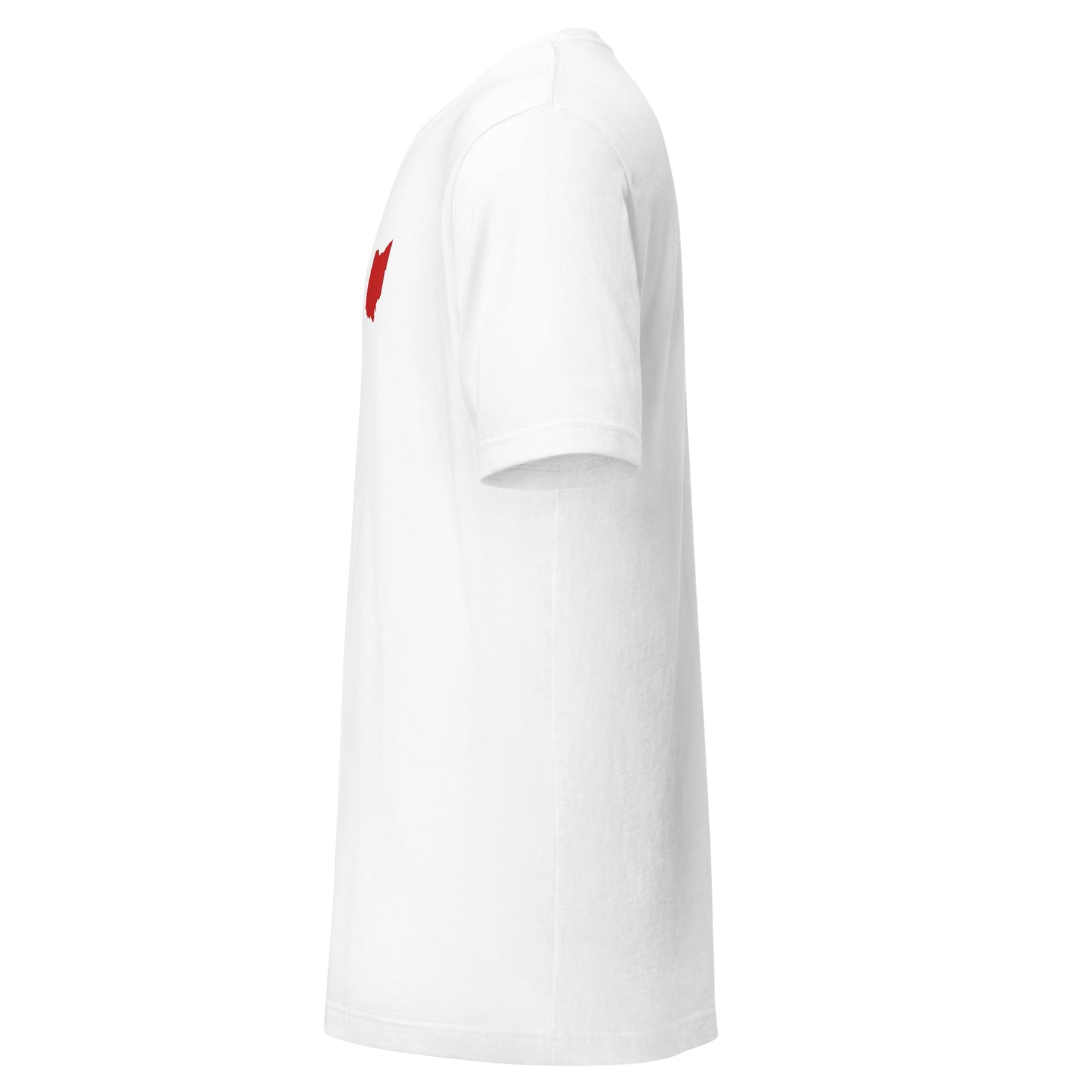 Red Ohio Embroidered Patch T Shirt