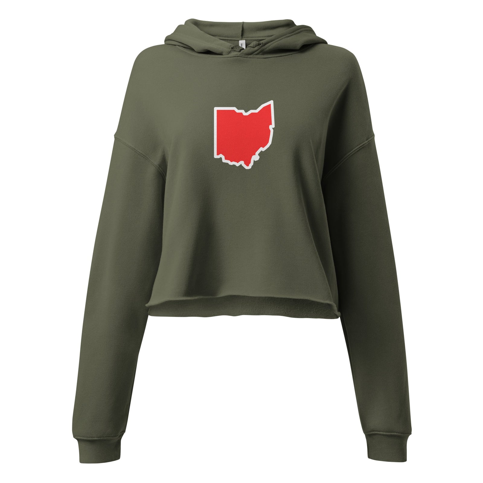 Ohio Border Cropped Hoodie