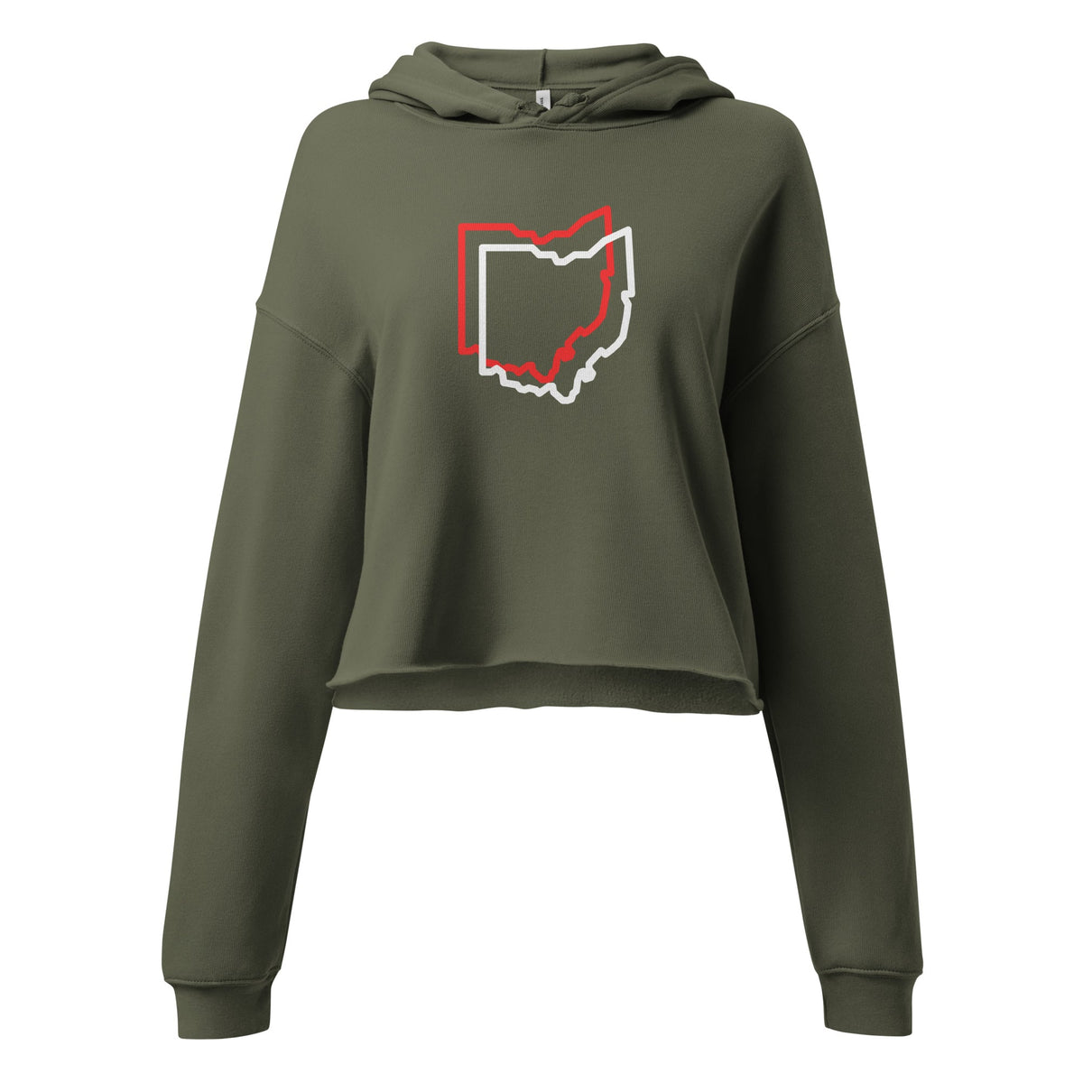 Offset Ohio Cropped Hoodie