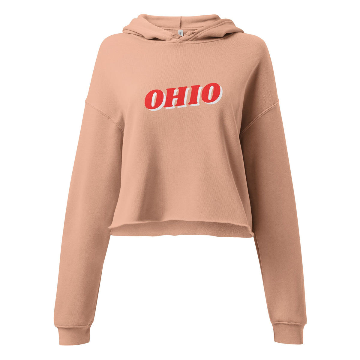 3D Ohio Cropped Hoodie