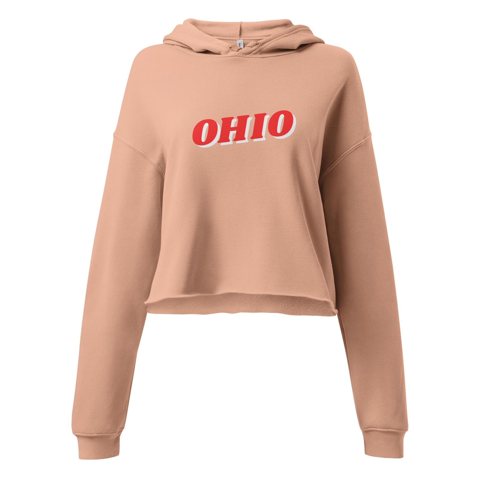3D Ohio Cropped Hoodie