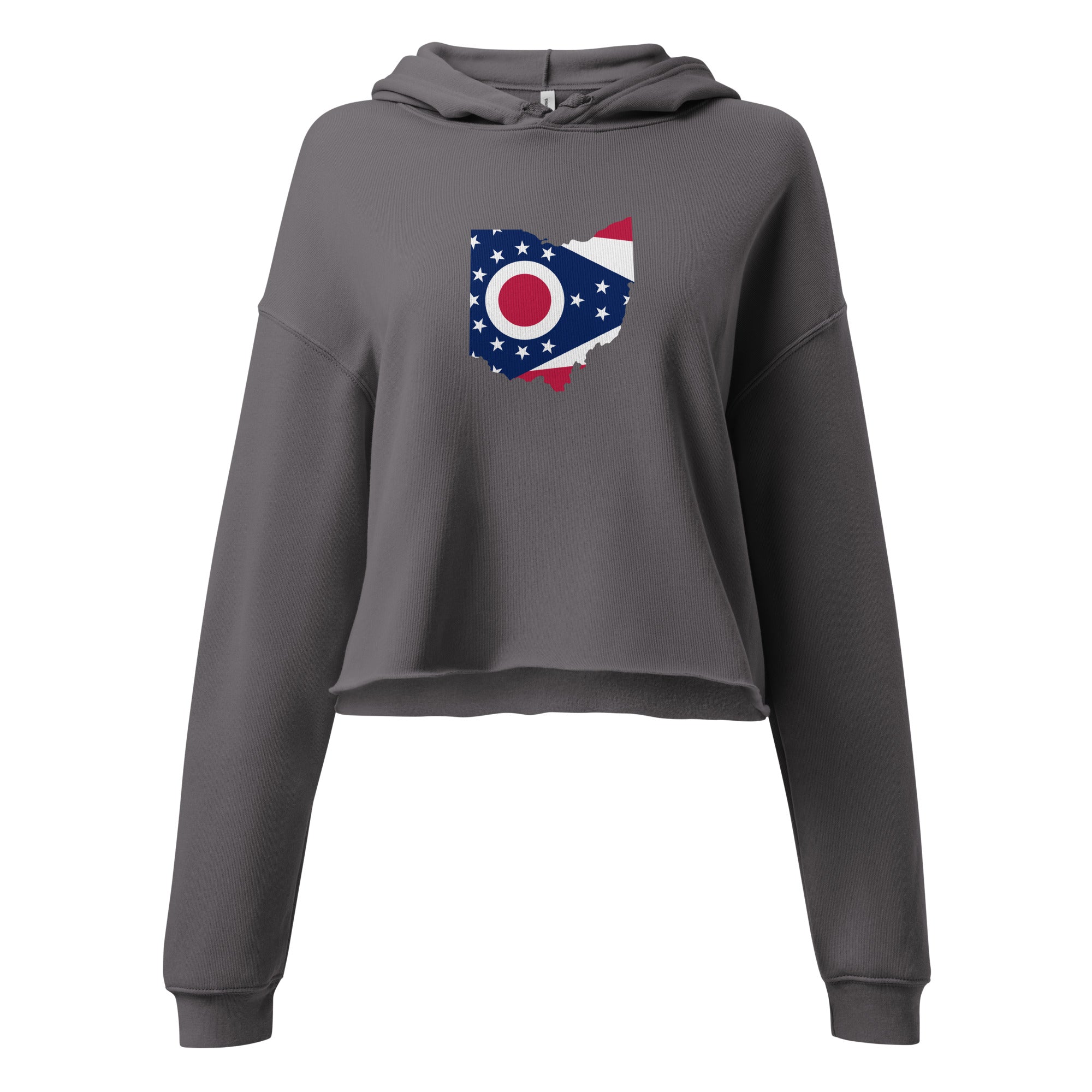 Ohio Flag Cropped Hoodie