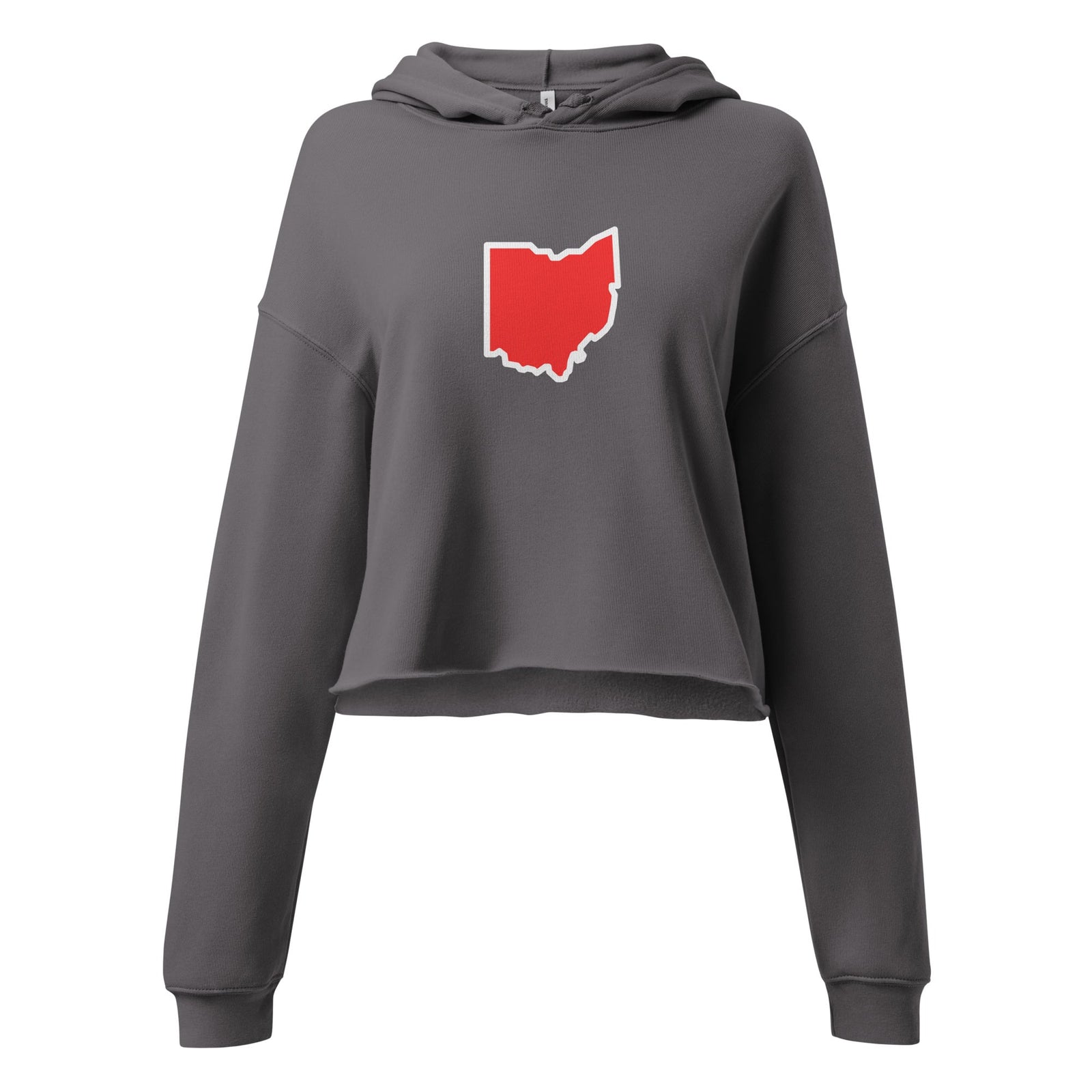 Ohio Border Cropped Hoodie