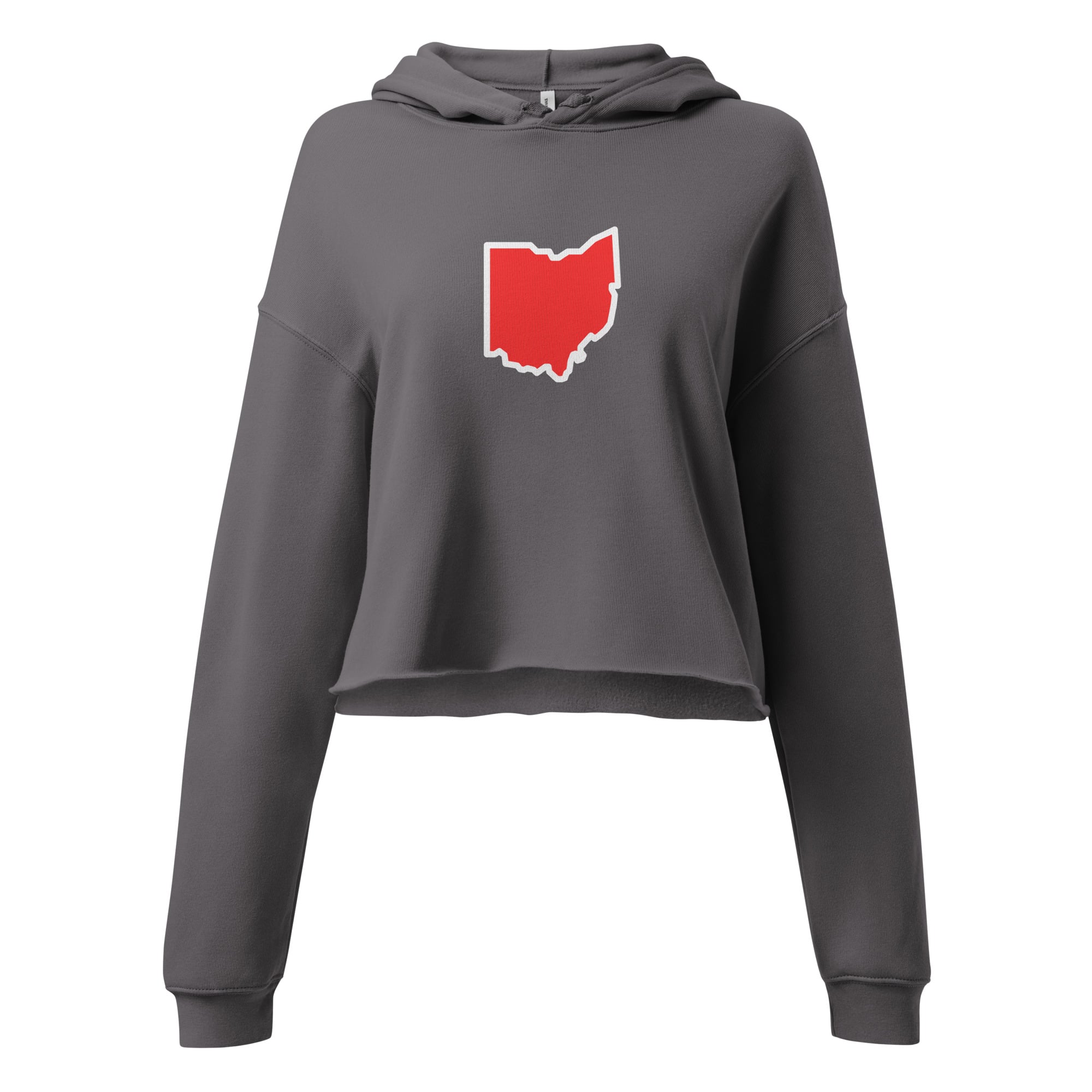 Ohio Border Cropped Hoodie