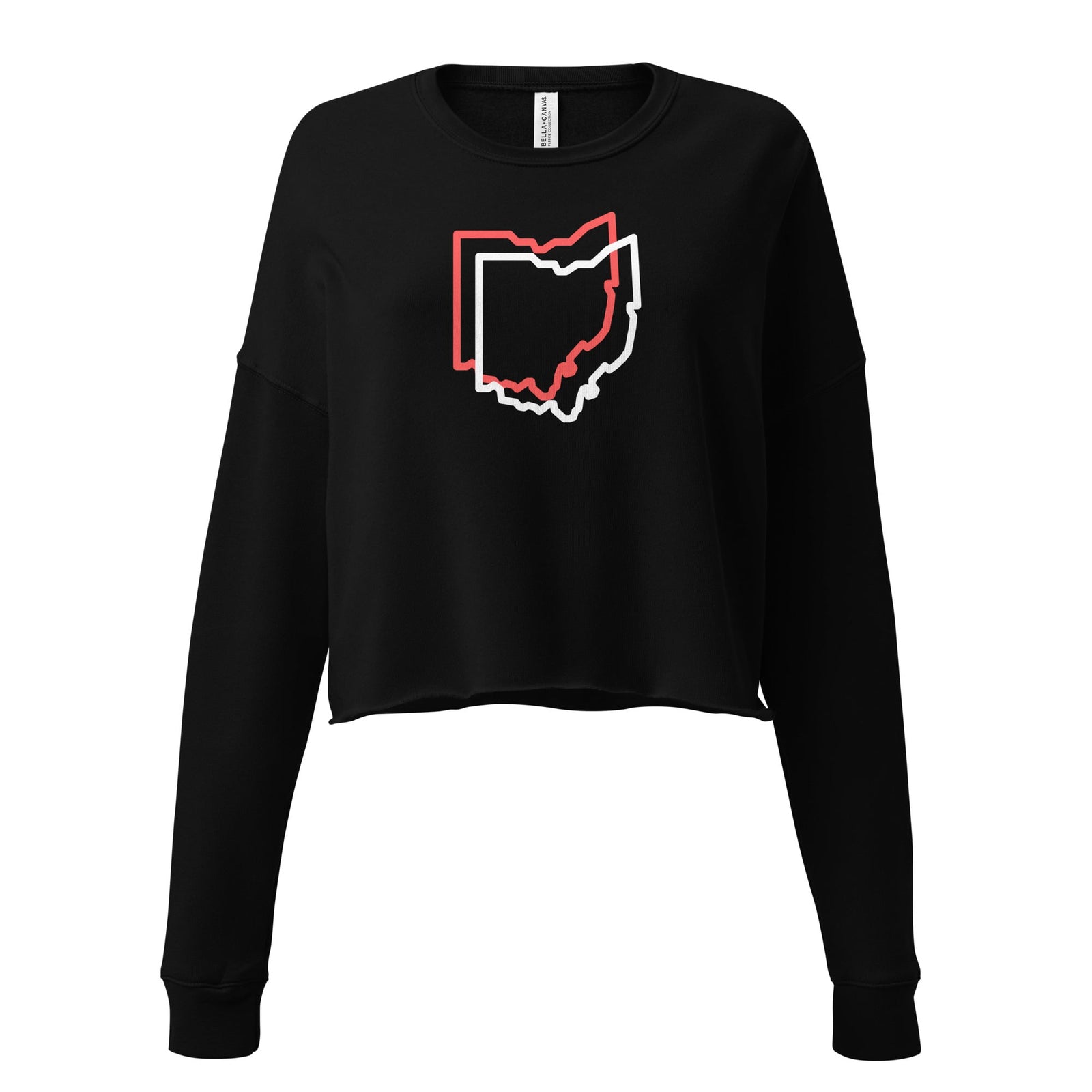 Ohio Offset Cropped Sweatshirt