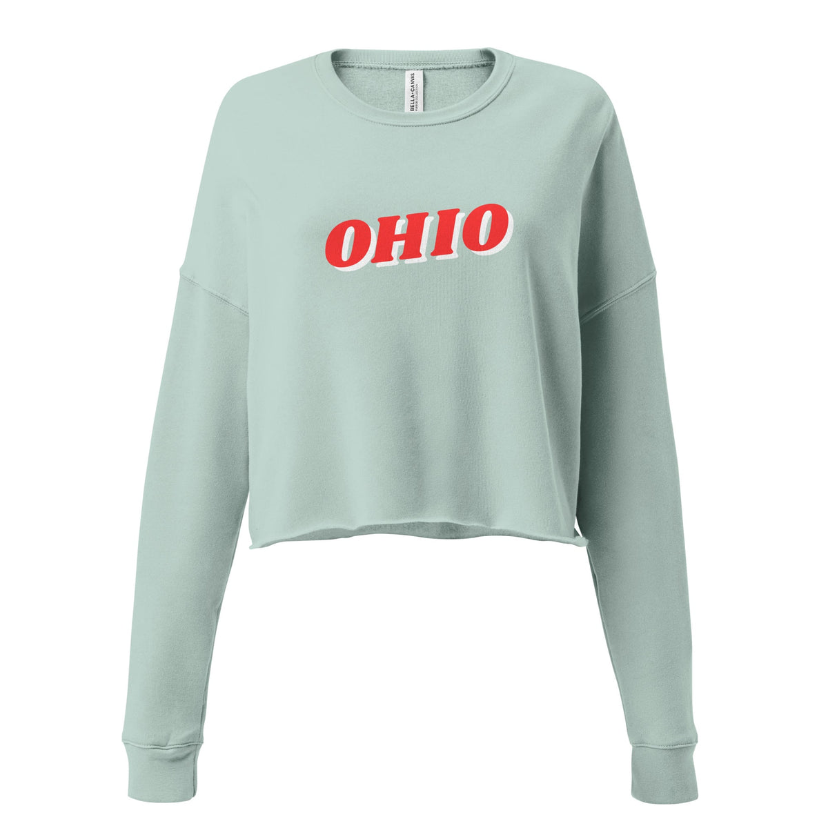 3D Ohio Cropped Sweatshirt
