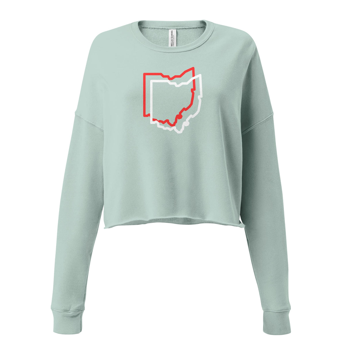 Ohio Offset Cropped Sweatshirt