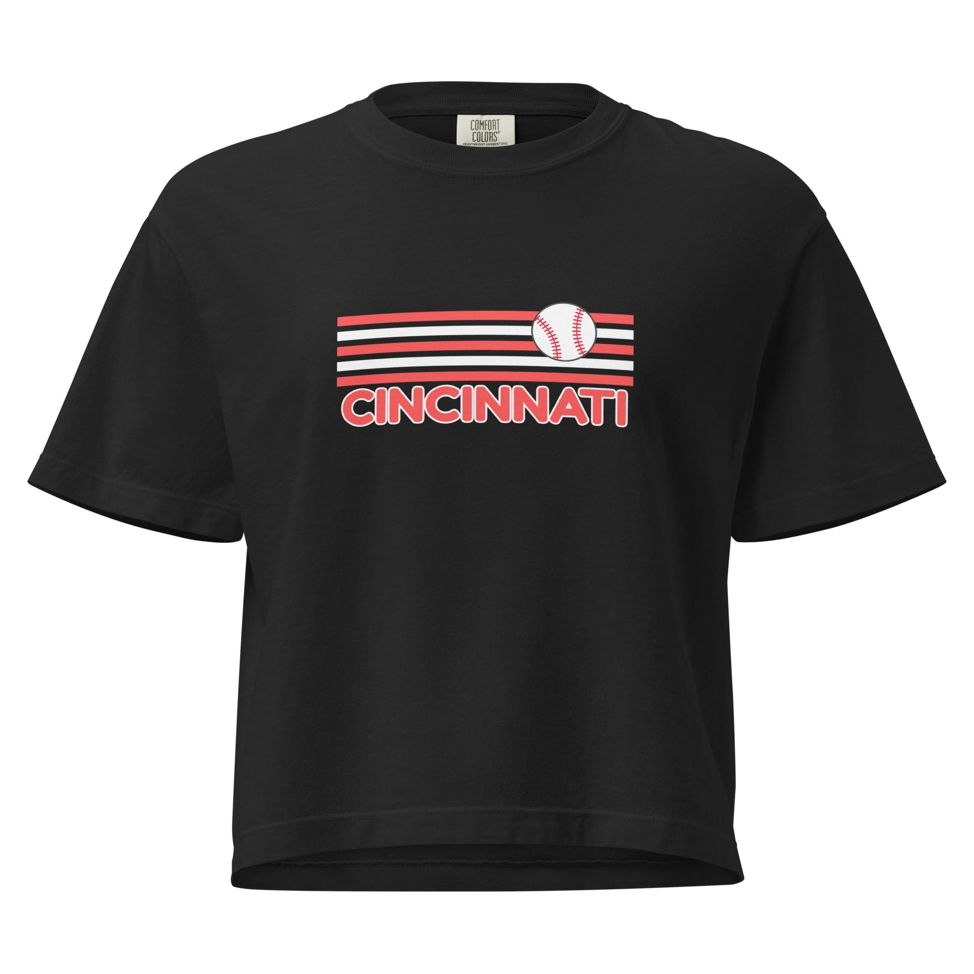 Cincinnati Baseball Cropped T Shirt