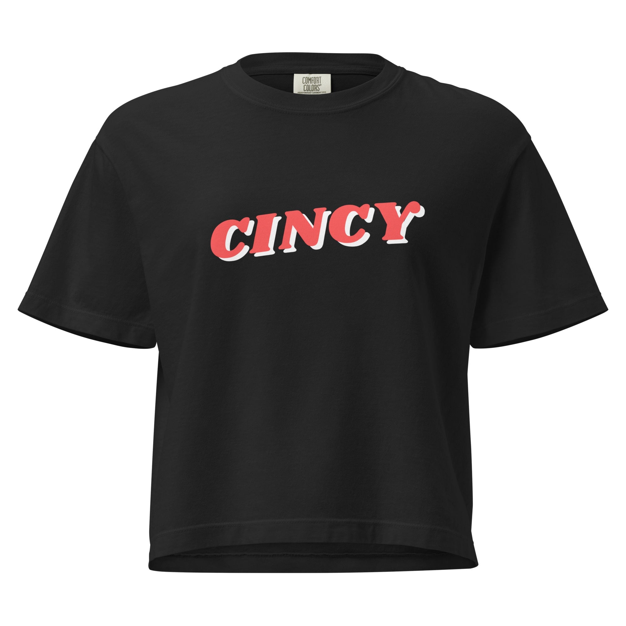 3D Cincy Cropped T Shirt