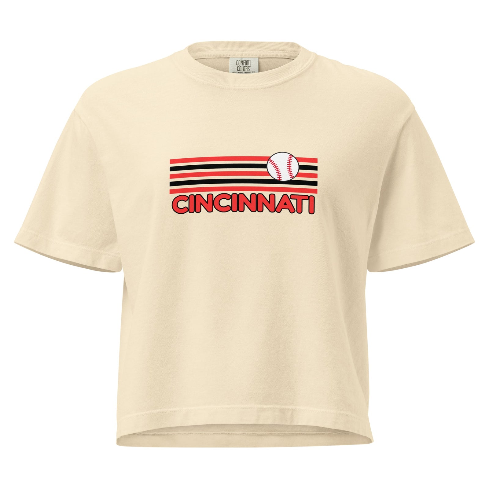 Cincinnati Baseball Cropped T Shirt