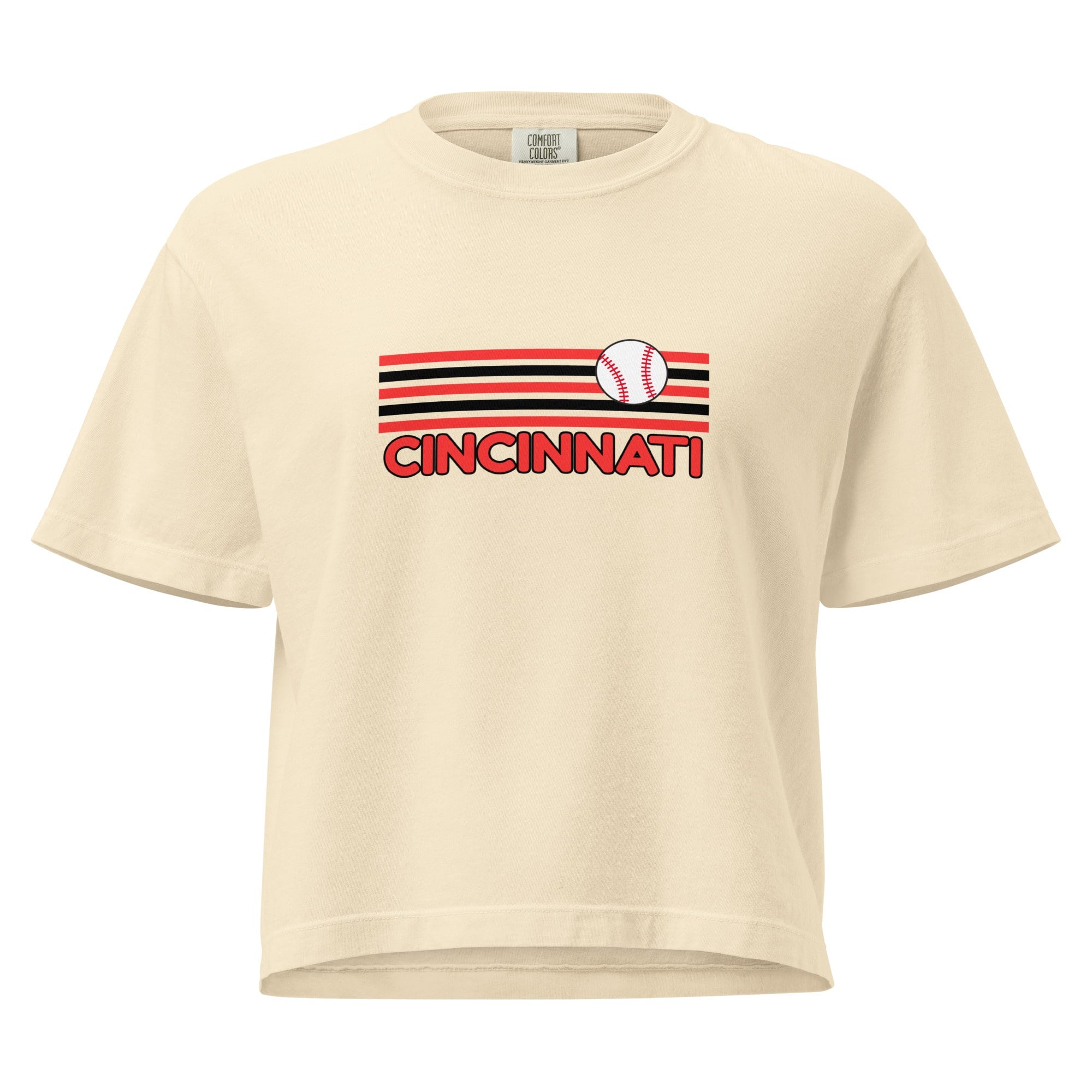 Cincinnati Baseball Cropped T Shirt