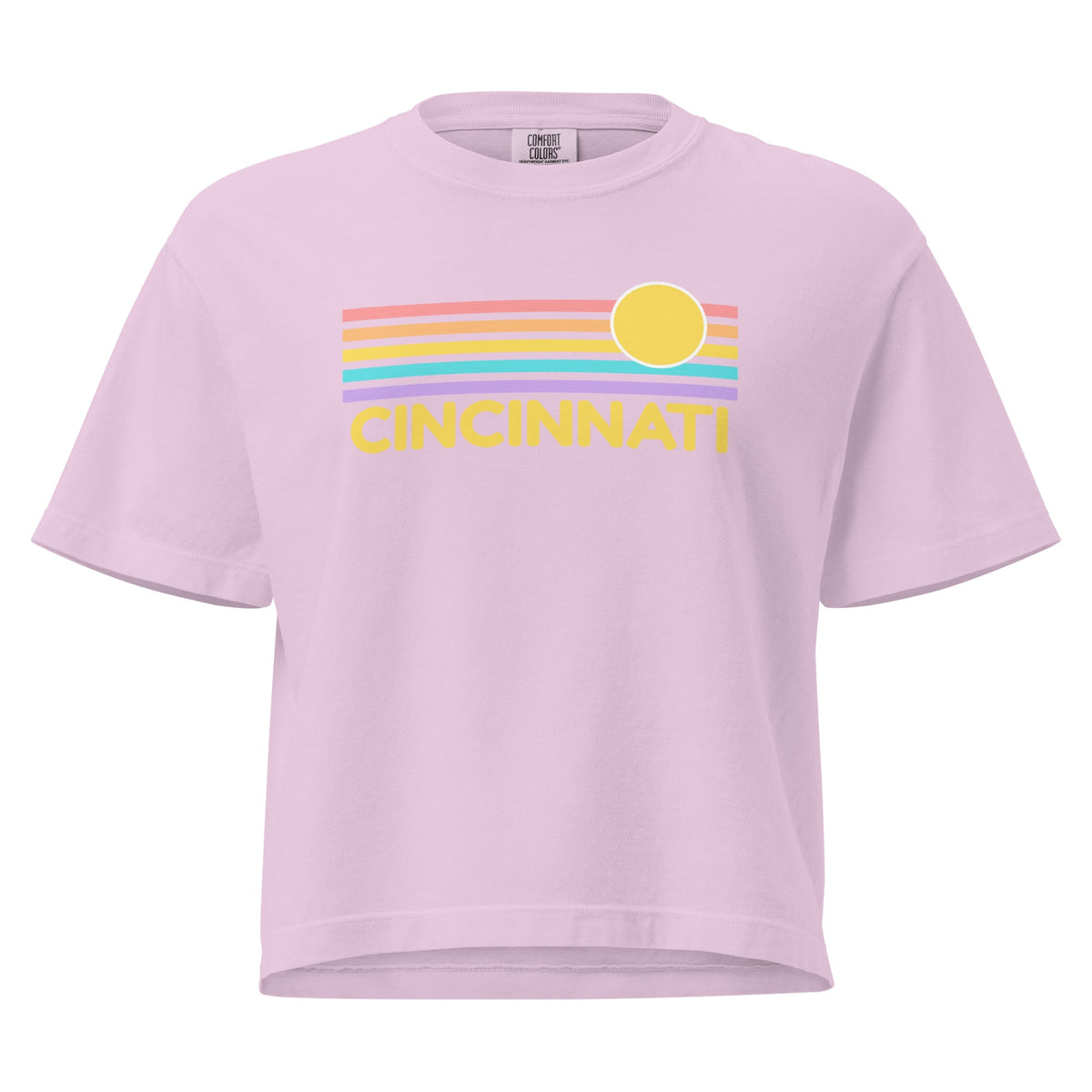 Cincinnati Sunrise Cropped T Shirt